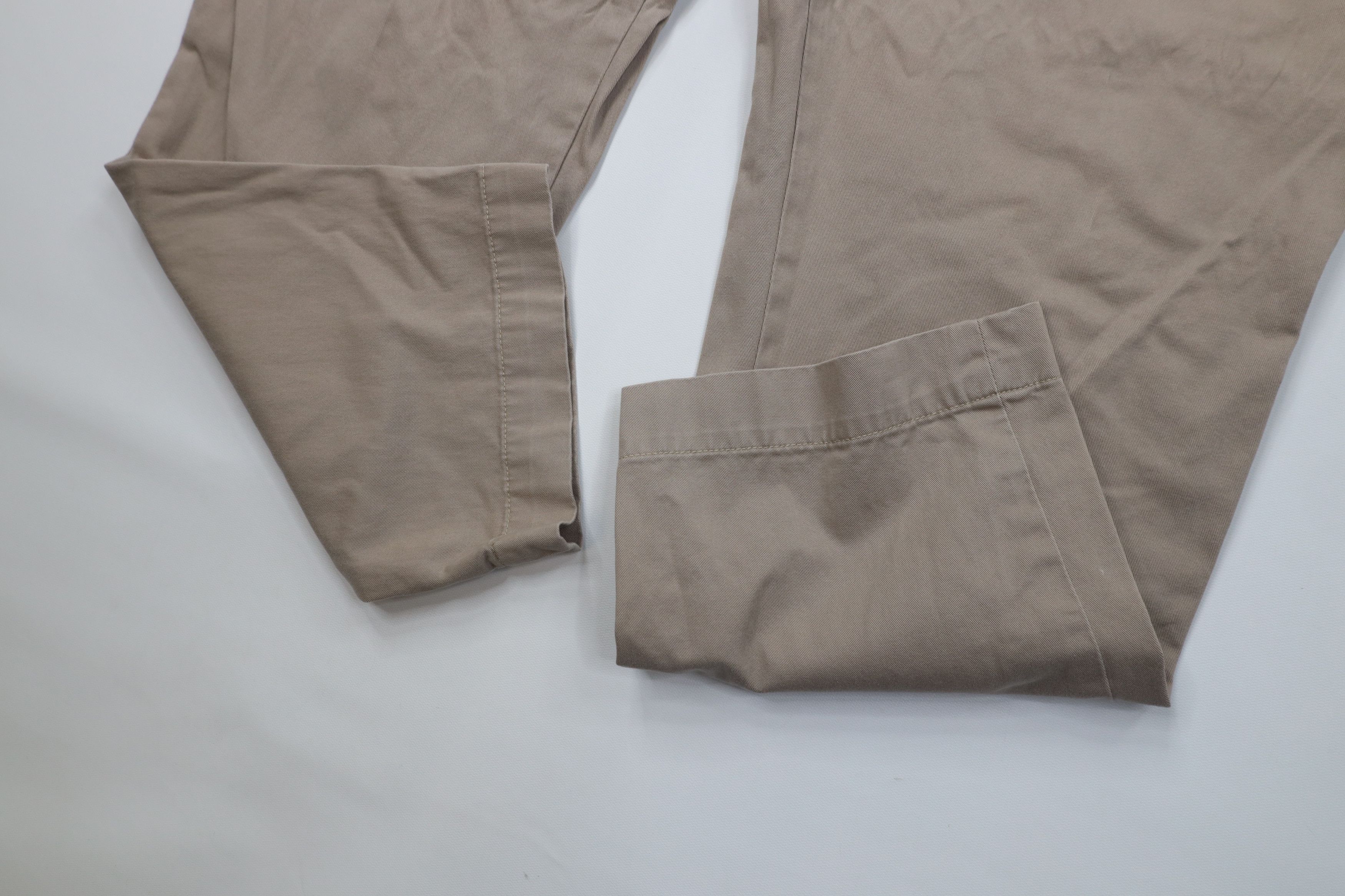Ralph Lauren Vintage 90s Ralph Lauren Wide Leg Chino Pants Beige Cotton Size US 42 / EU 58 - 5 Thumbnail
