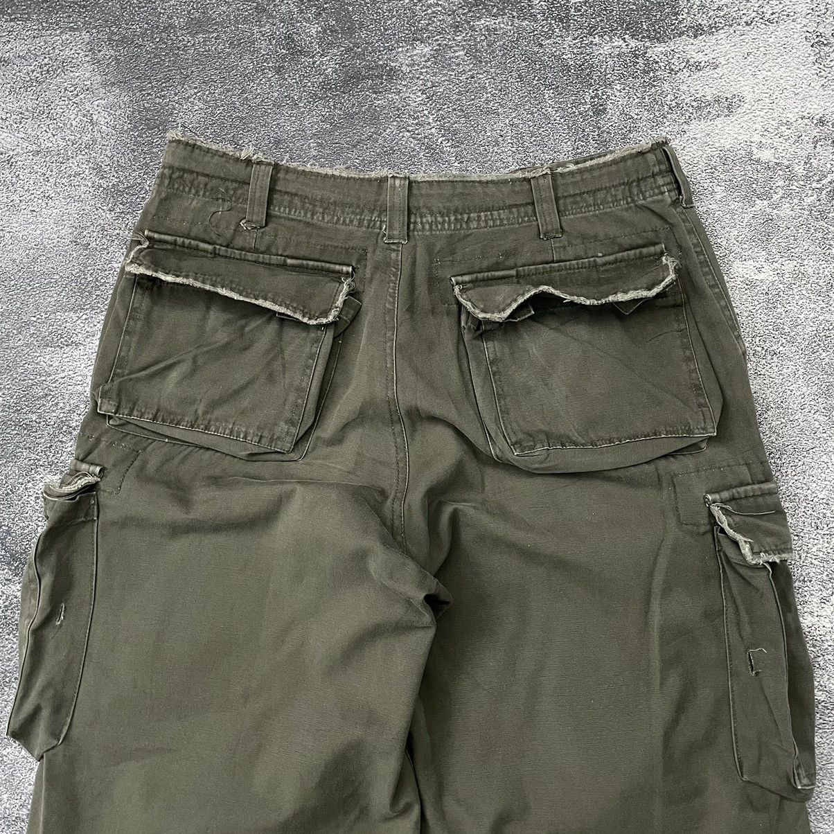 If Six Was Nine BCBS Baggy military 3D pocket Cargo pants Size US 32 / EU 48 - 7 Thumbnail
