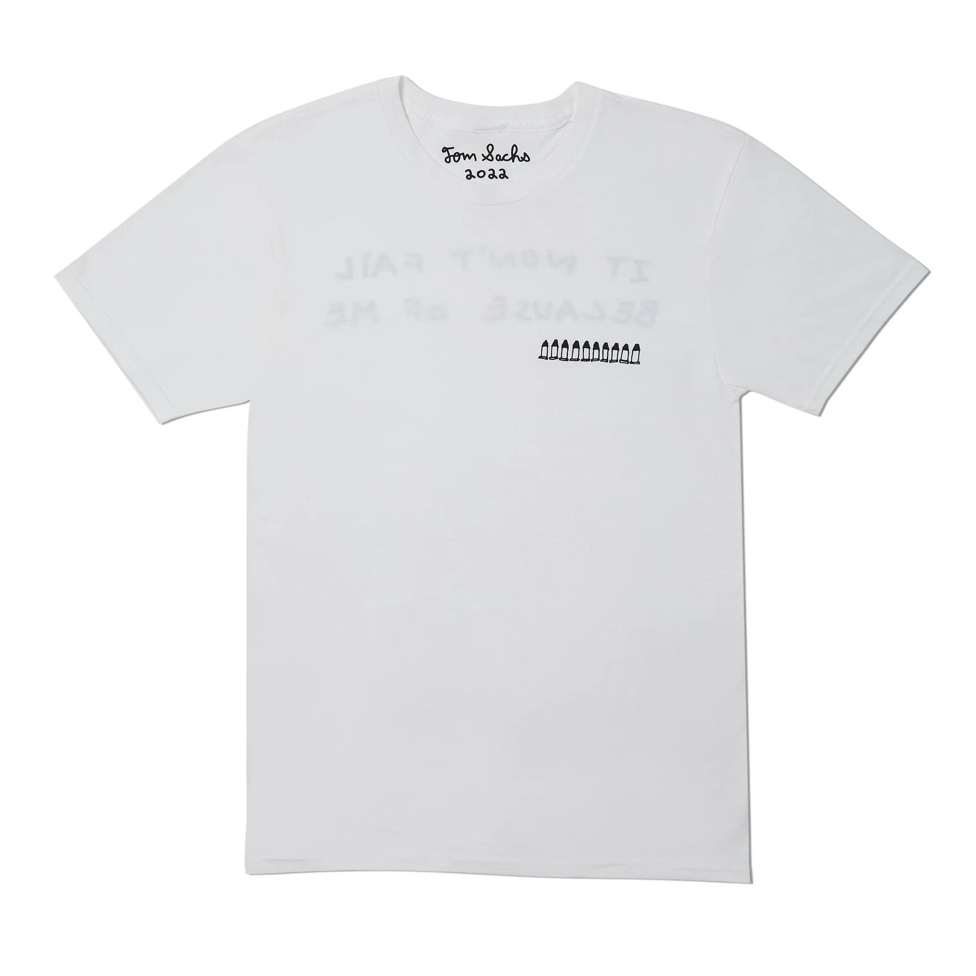 Tom Sachs 10 Bullets "It Wont Fail Because of Me" Tee Size US L / EU 52-54 / 3 - 1 Thumbnail