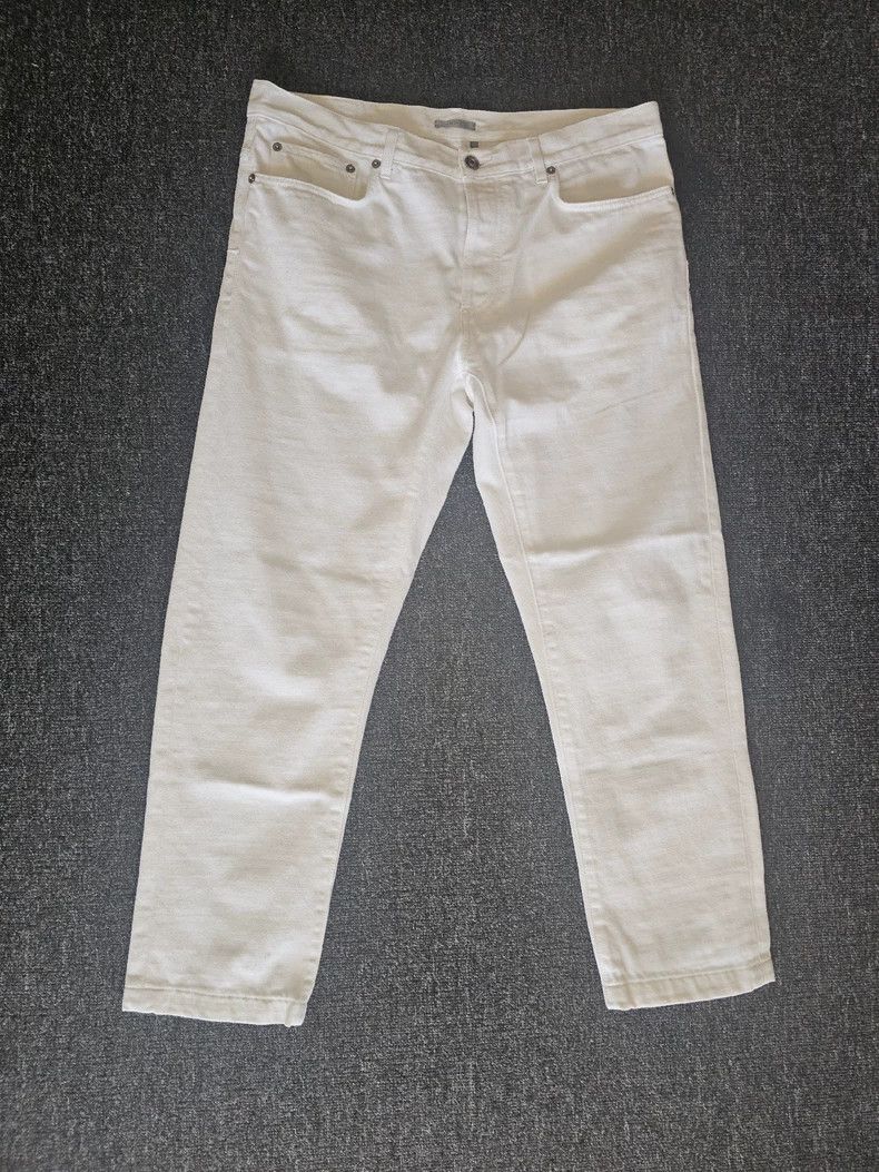 Dior White Denim Jeans Size 34-yf
