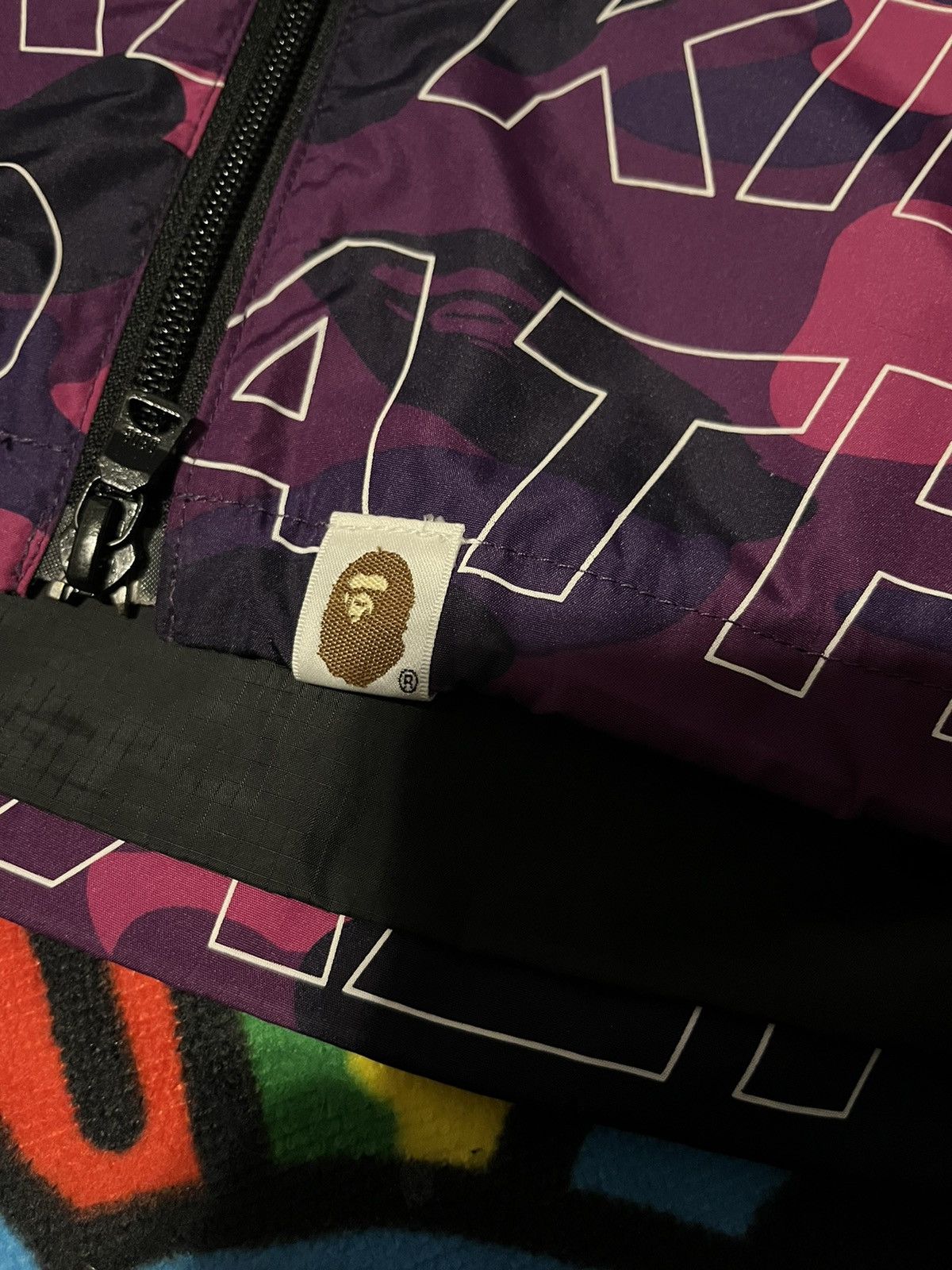 Bape Text Color Camo Jacket Size S / US 4 / IT 40 - 4 Thumbnail