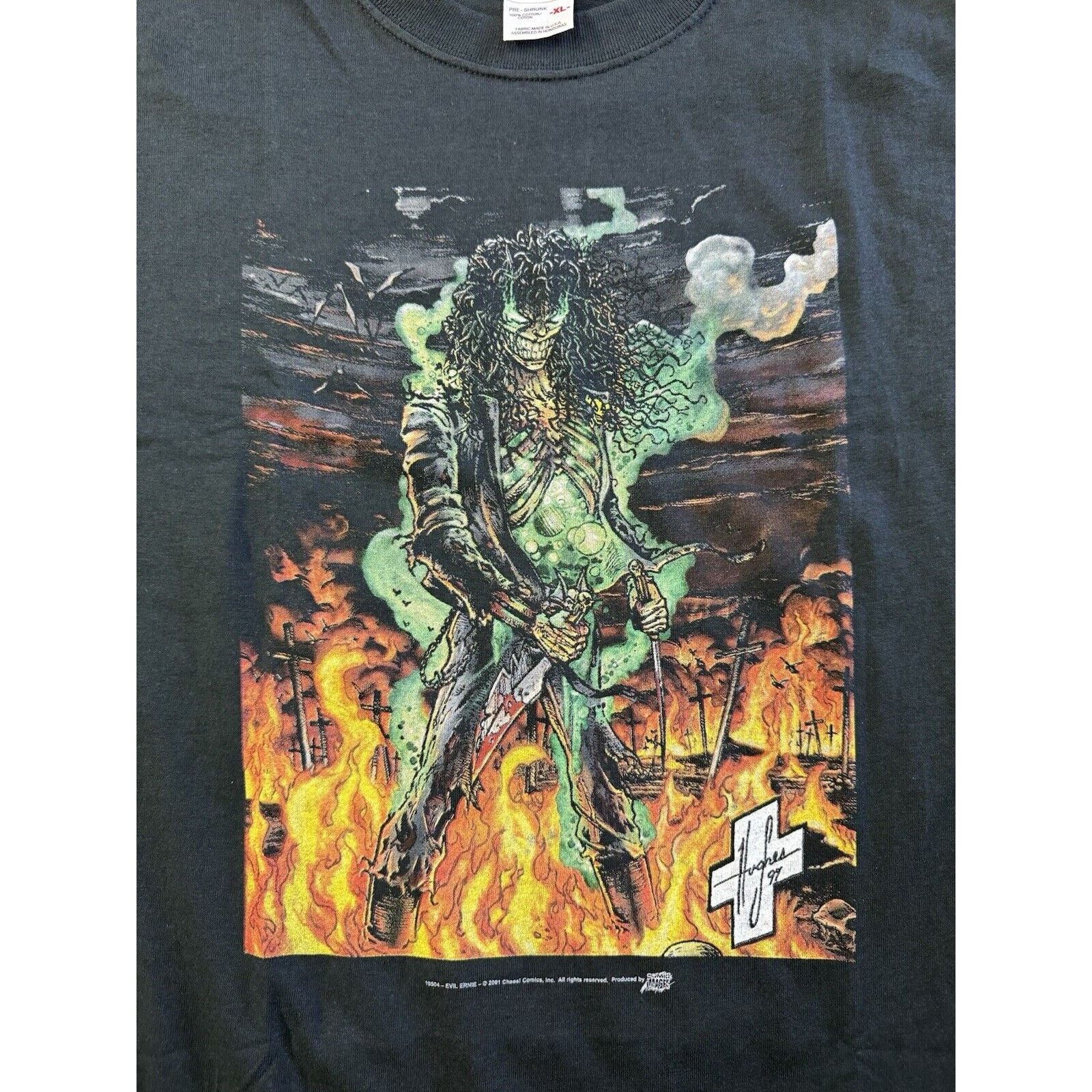 Other 2001 Evil Ernie Tshirt Chaos Comics Mens XL Comic Images Size US XL / EU 56 / 4 - 4 Thumbnail
