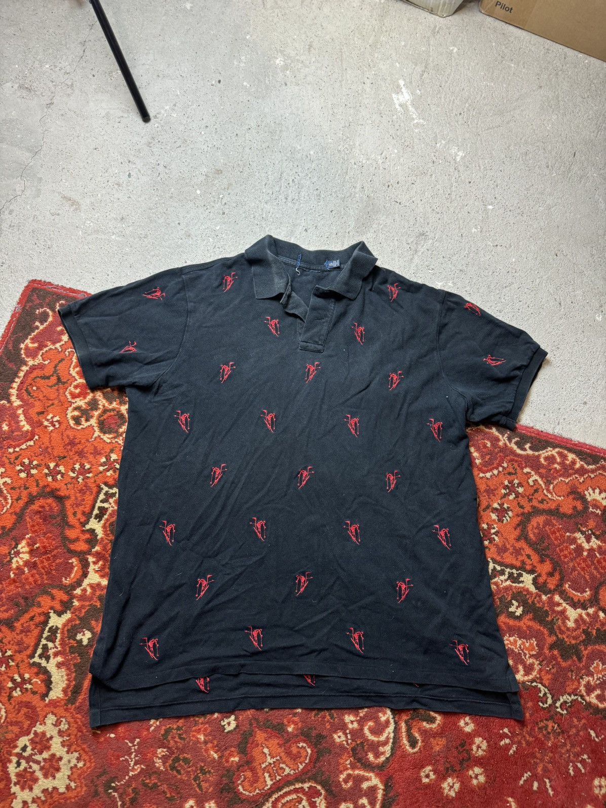 Polo Ralph Lauren × Vintage Vintage Y2K Polo Ralph Lauren Embroidered Ski Multilogo Polo Size US XL / EU 56 / 4 - 1 Thumbnail