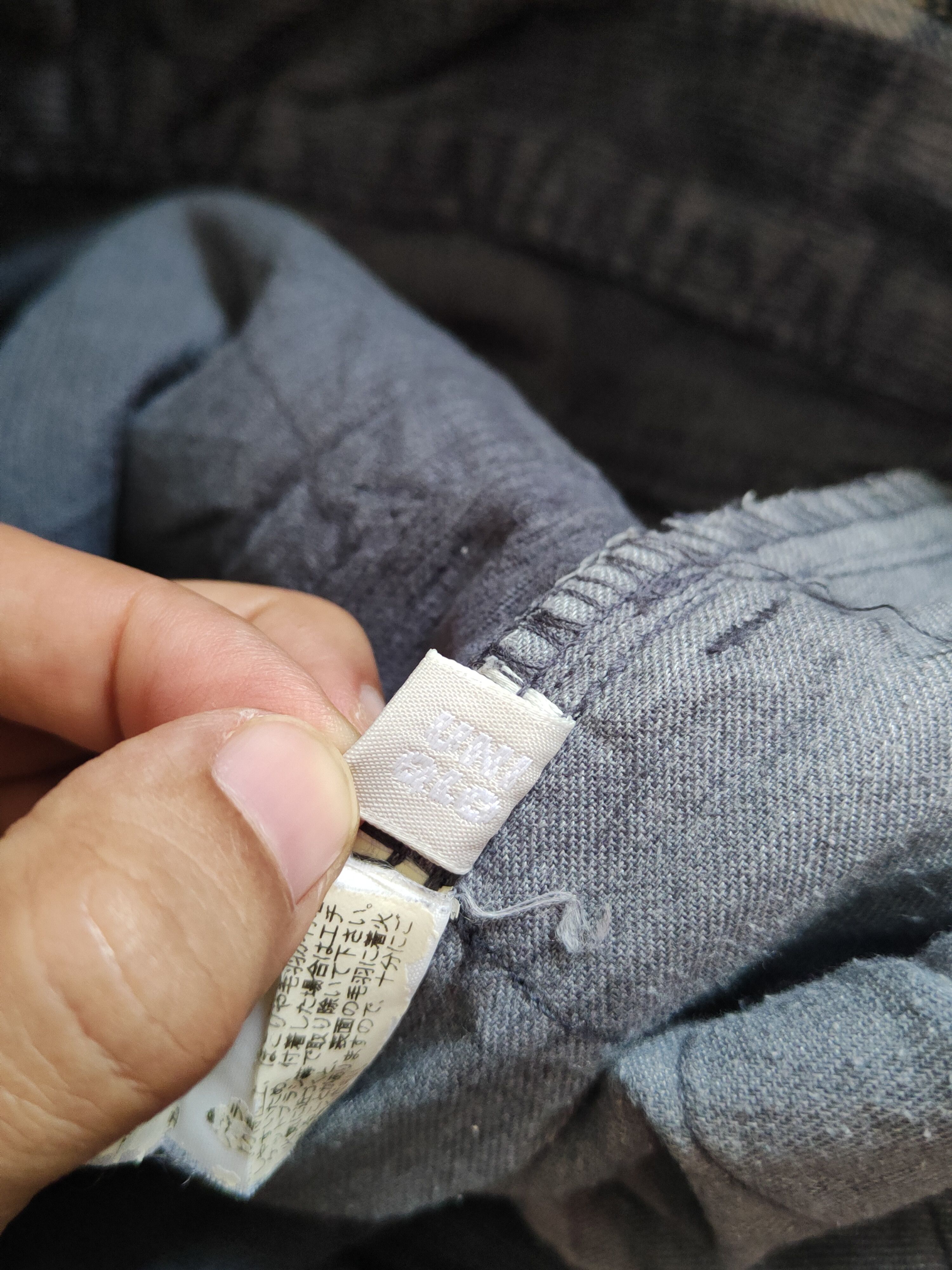 Japanese Brand Uniqlo Dark Gray Corduroy Pants #S2337 Size US 33 - 14 Thumbnail