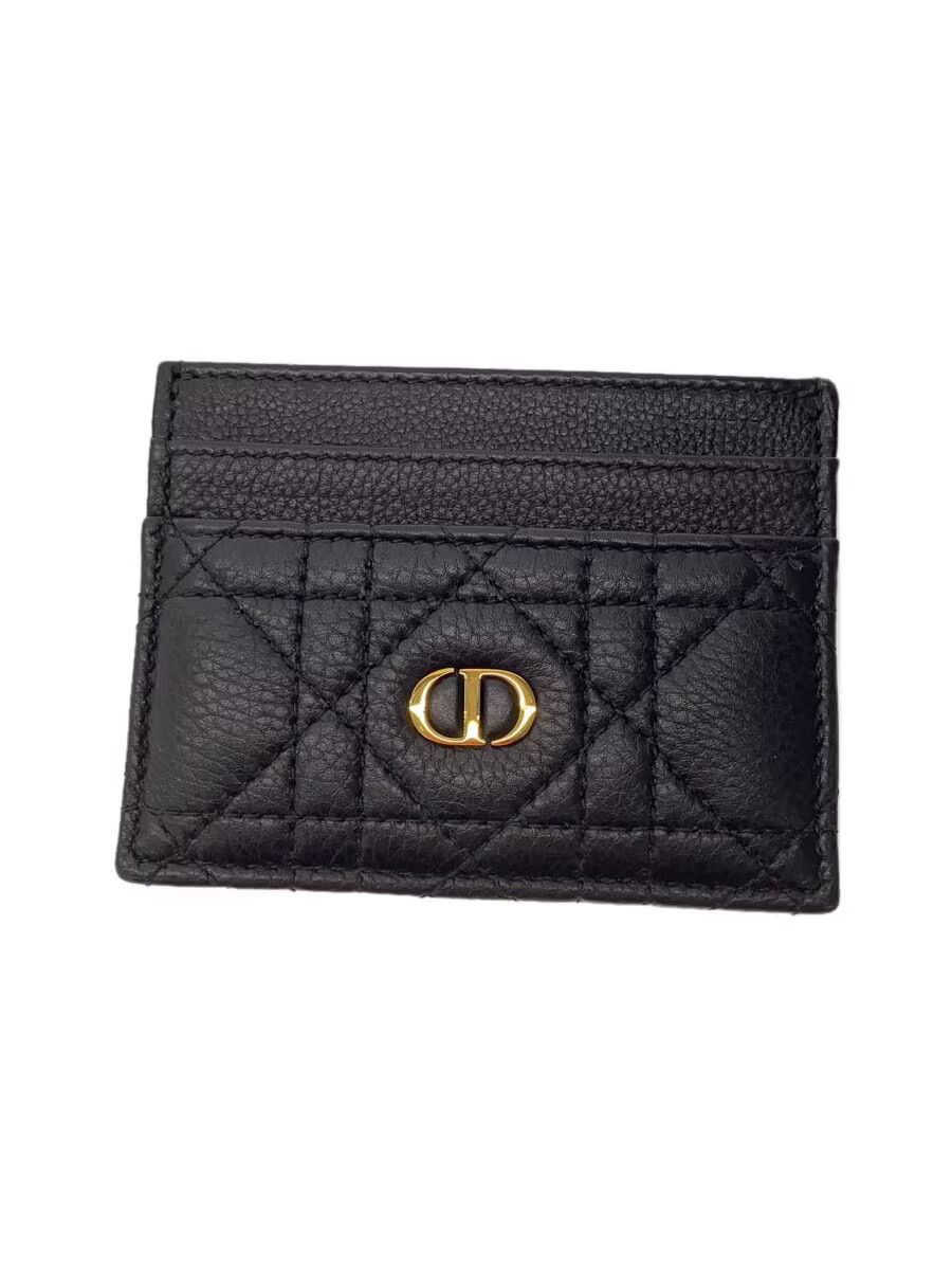 Dior Dior Leather Card Case Black Size ONE SIZE - 1 Thumbnail
