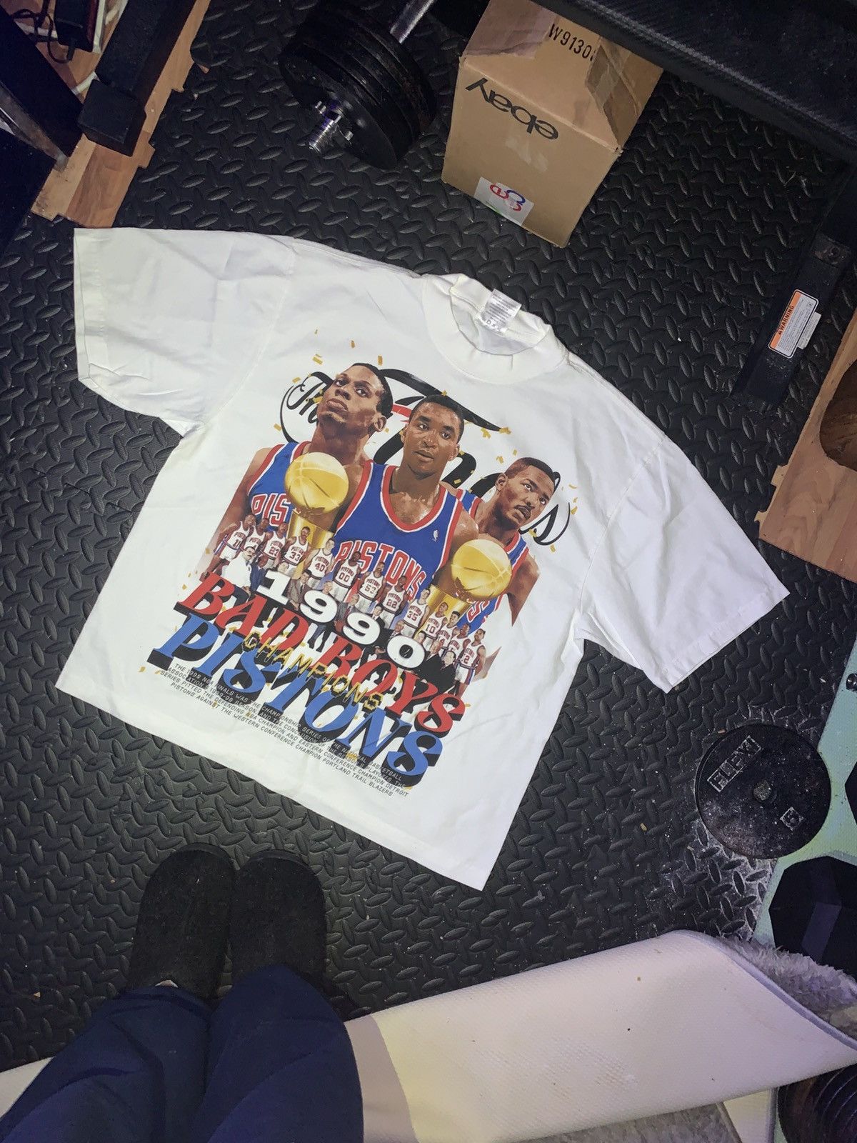 NBA Detroit Pistons NBA Rap Tee Size US XL / EU 56 / 4 - 2 Thumbnail