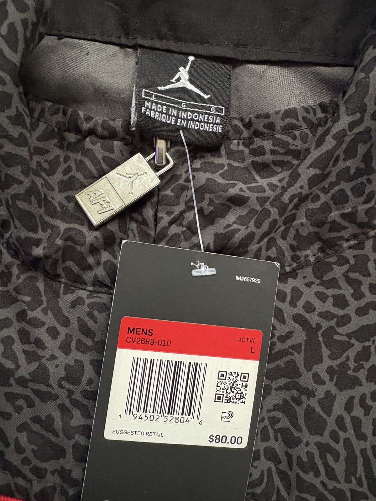 Jordan Brand Jordan 3 4 Cement windbreaker nylon jacket Size US L / EU 52-54 / 3 - 2 Thumbnail