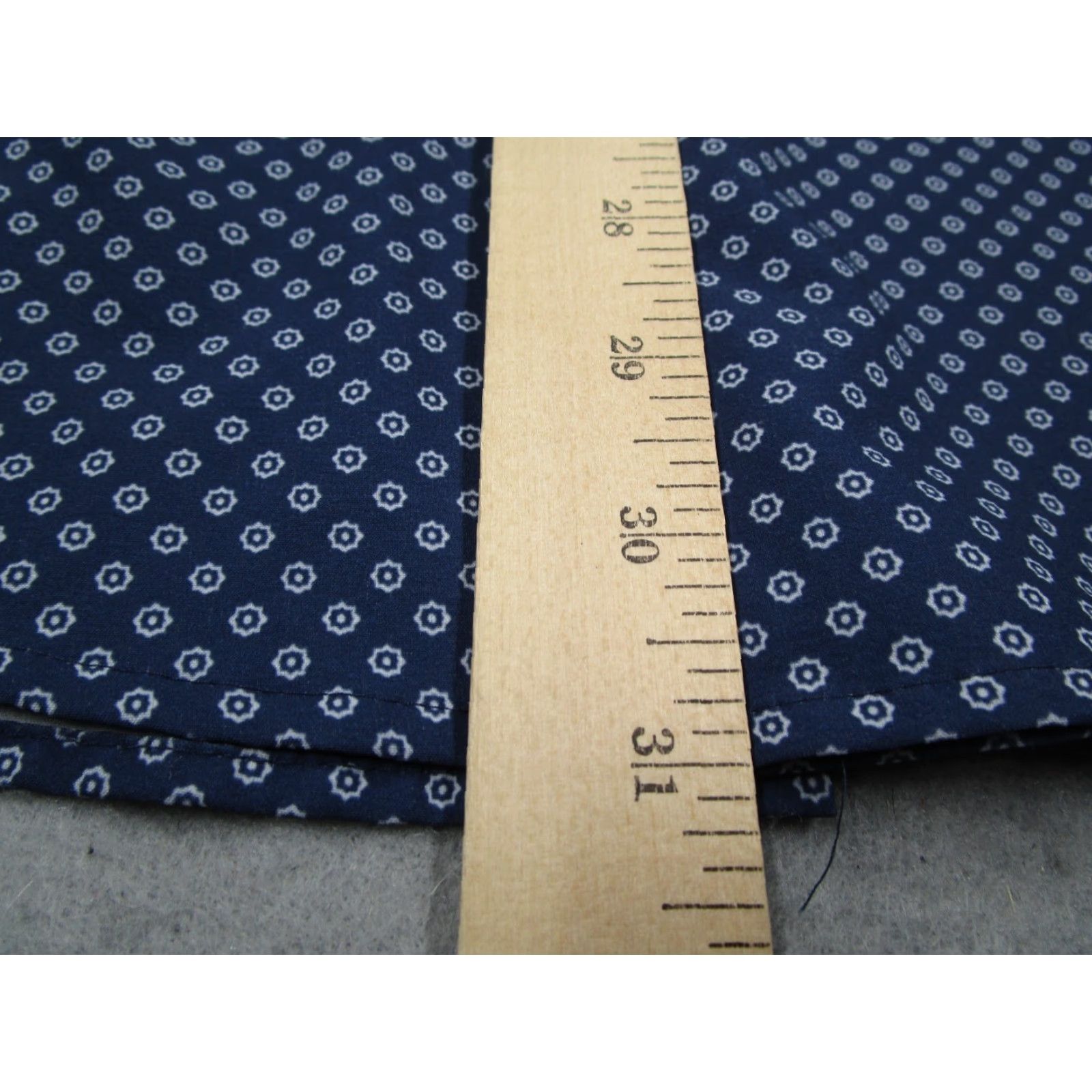 Mizzen+Main Mizzen+Main Shirt Mens Large Blue Button-Up Performance Stretch Geometric Abstract City Classic Preppy Slim Long Sleeve Size US L / EU 52-54 / 3 - 7 Thumbnail