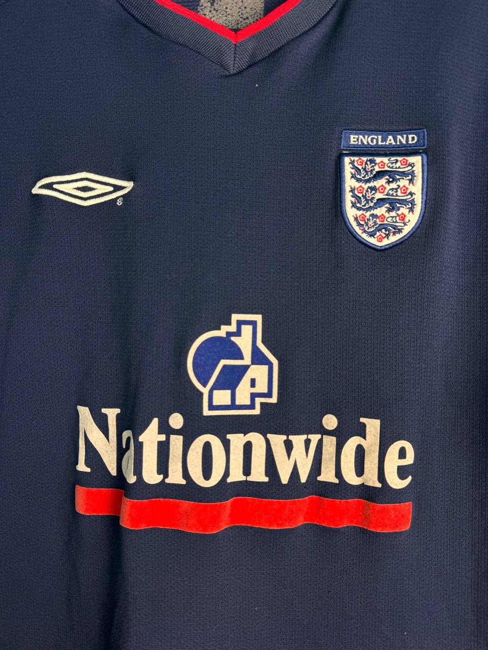 Umbro × Vintage England Umbro Training Soccer Shirt Top Nationwide 1999-02 Size US L / EU 52-54 / 3 - 2 Thumbnail