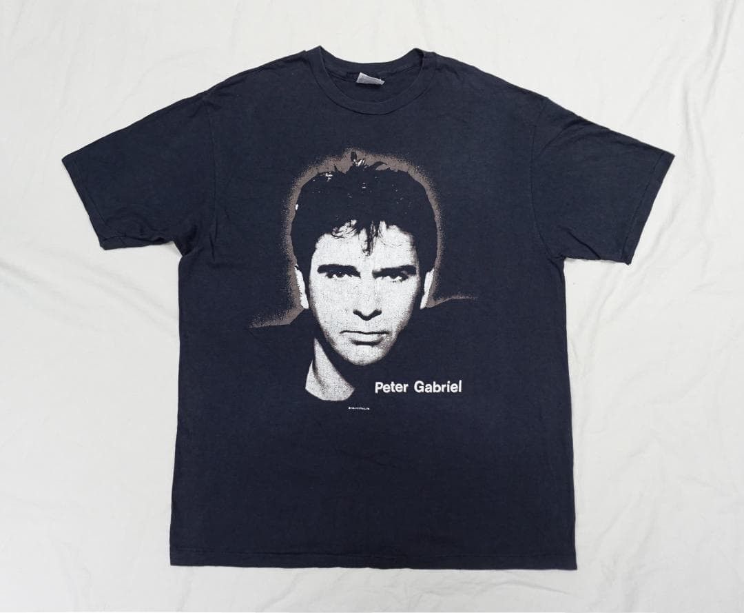 Vintage 80's Peter Gabriel Tシャツ ビンテージ Genesis Size US L / EU 52-54 / 3 - 1 Thumbnail