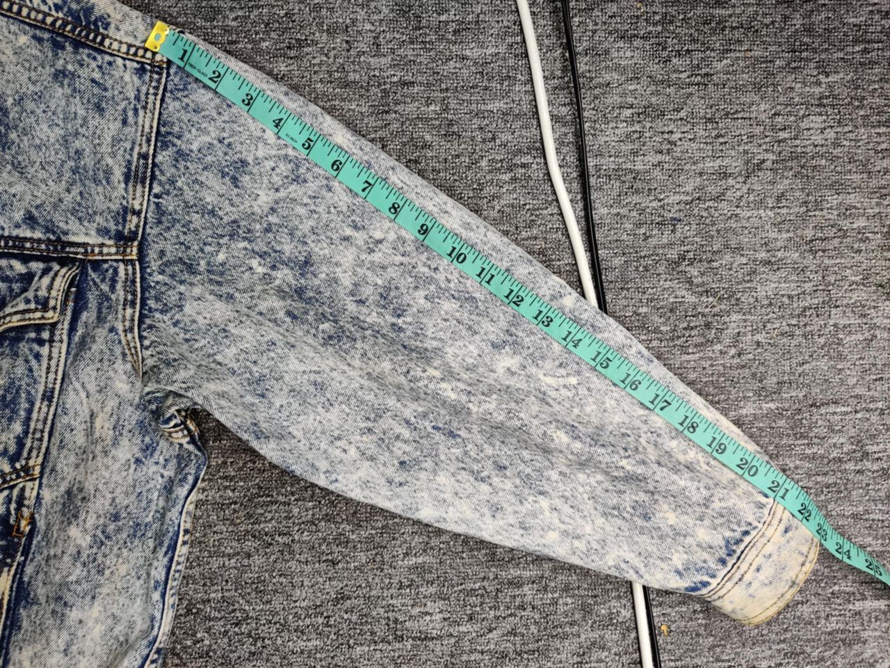 Edwin Edwin x Gold Rush Acid Wash Denim Trucker Jacket Size US M / EU 48-50 / 2 - 14 Thumbnail