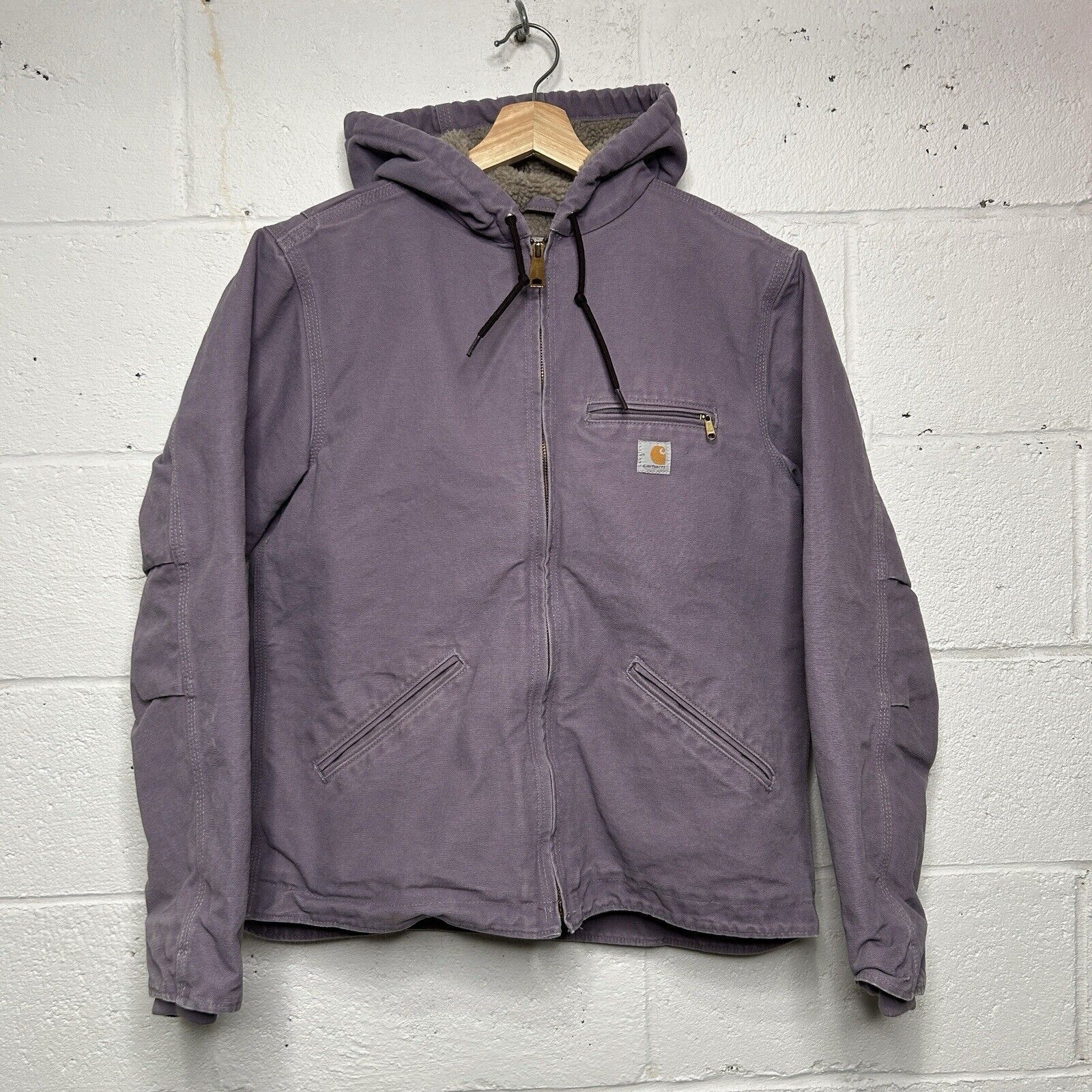 Carhartt Hooded Detroit Jacket “Washed Purple” WJ141 563