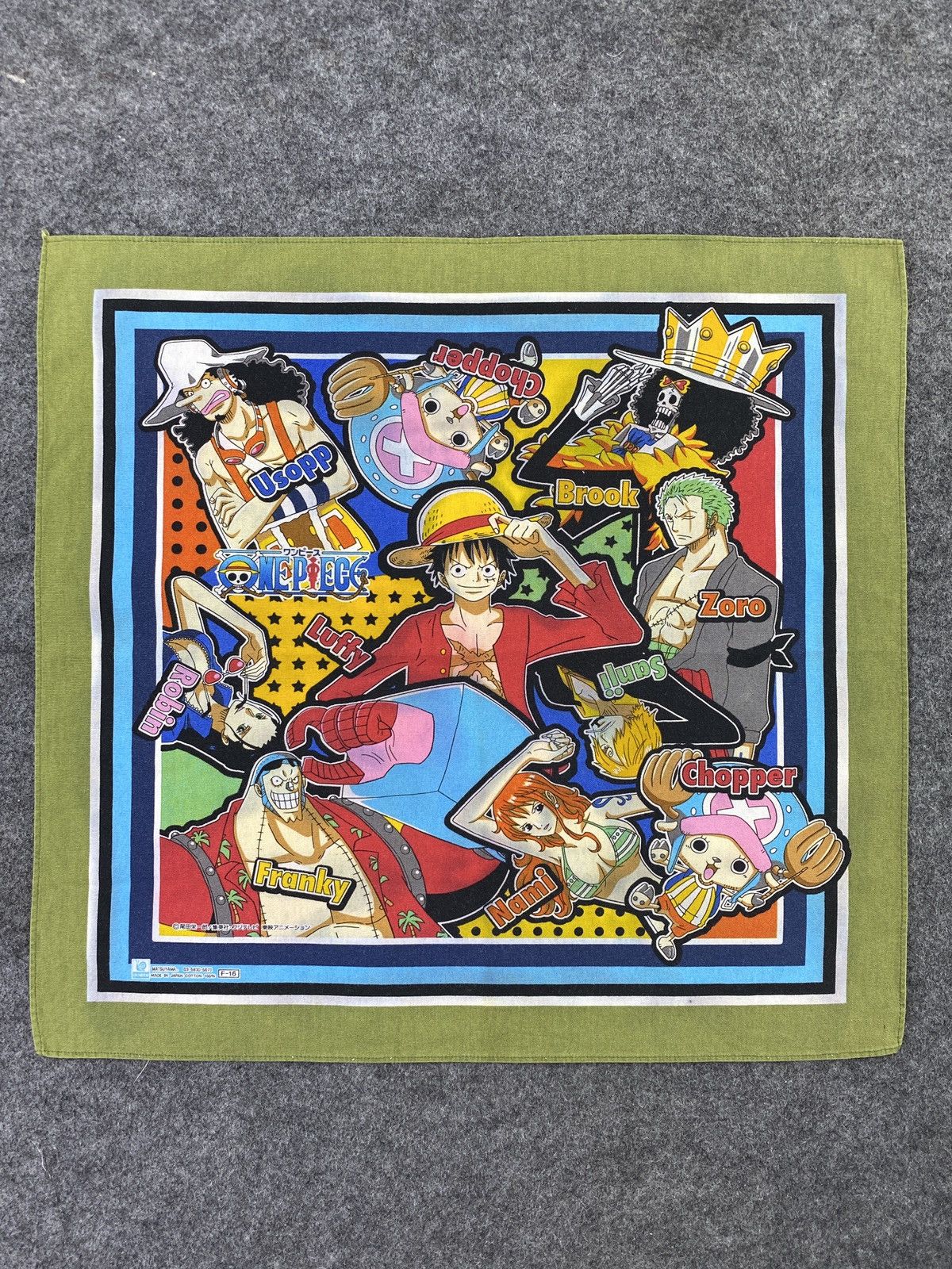 Anime × Japanese Brand × One Piece One Piece Scarf / Handkerchief / Bandana / Headscarf-B257 Size ONE SIZE - 3 Thumbnail