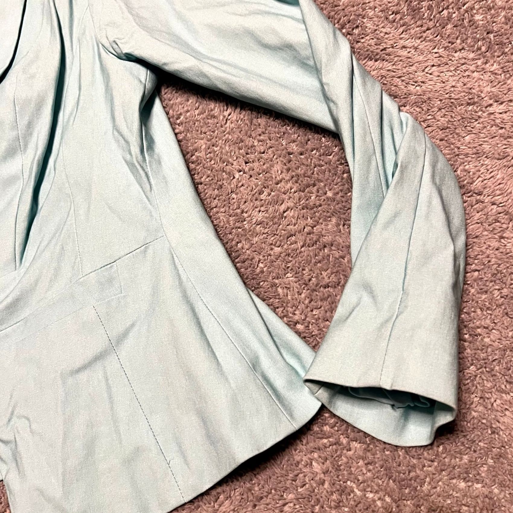 Torrid Torrid Blazer Women's XL Plus Light Blue Open Front Coat/Jacket Size XL / US 12-14 / IT 48-50 - 2 Thumbnail