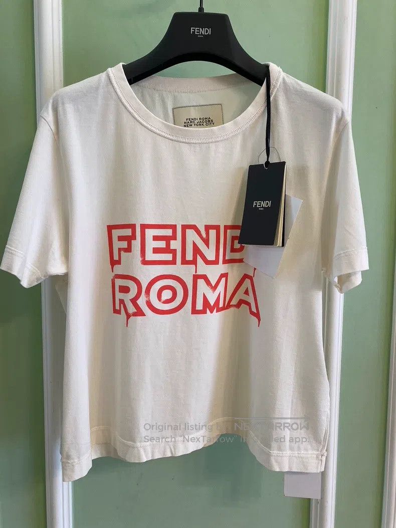 Fendi Fendi Letter Logo Short Sleeve Size M / US 6-8 / IT 42-44 - 1 Thumbnail