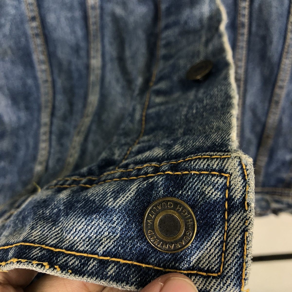 Japanese Brand 🔥Vtg Trucker Denim Jacket Worker Wear Basic Union Made Size US M / EU 48-50 / 2 - 15 Thumbnail