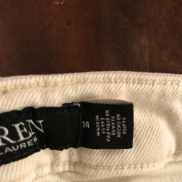 Ralph Lauren Black Label Lauren Ralph Lauren Black Label Jeans Size 14 Ivory Casual Size 36" / US 14 / IT 50 - 7 Thumbnail