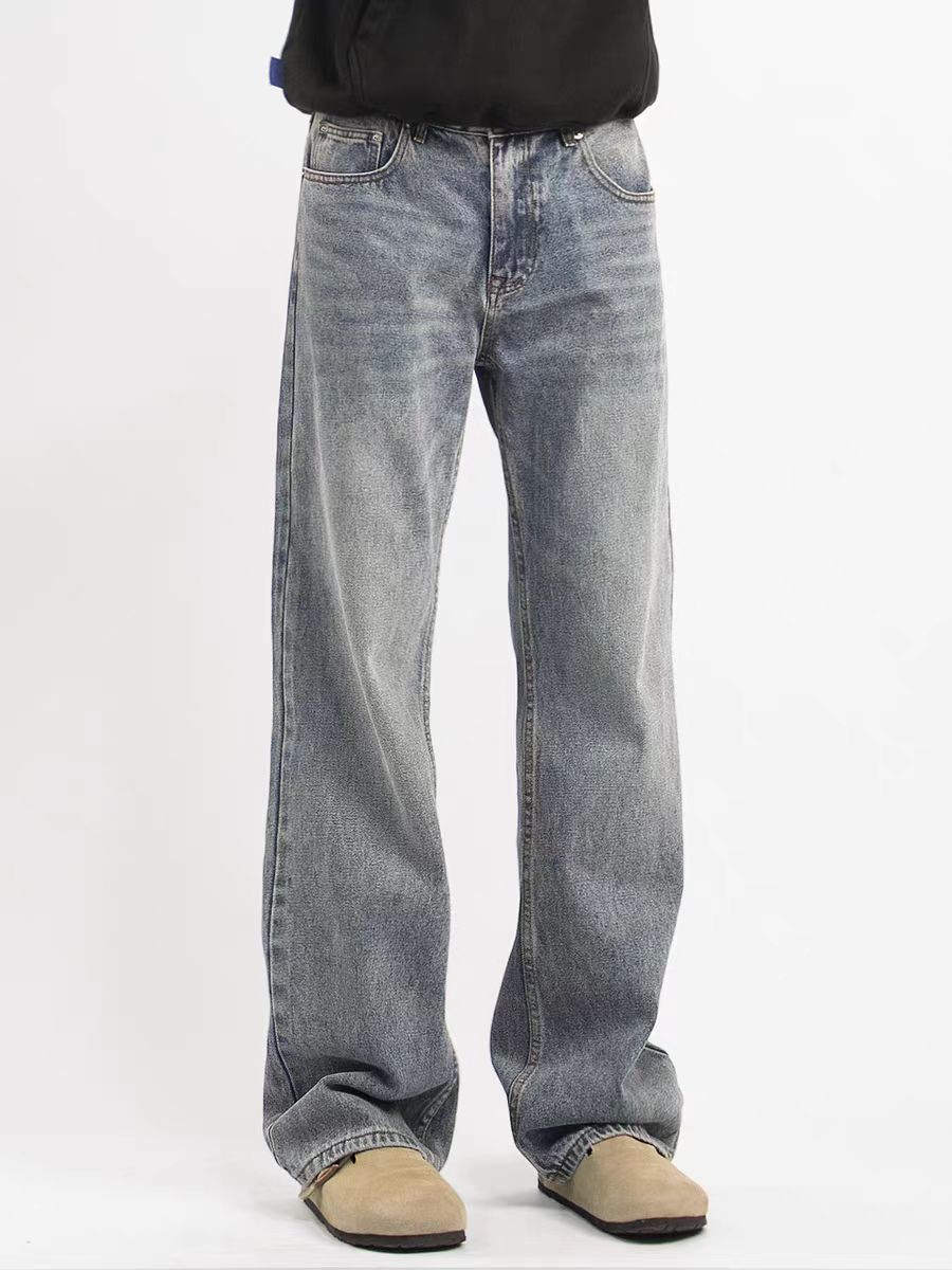 Japanese Brand × Jean Vintage light blue washed baggy wash jeans Size US 32 / EU 48 - 3 Thumbnail