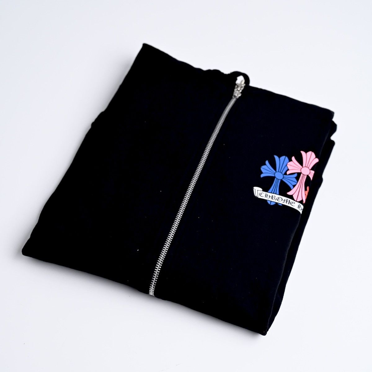 Chrome Hearts CHROME HEARTS MULTICOLOR CROSS CEMETERY ZIP UP HOODIE BLACK Size US XL / EU 56 / 4 - 3 Thumbnail