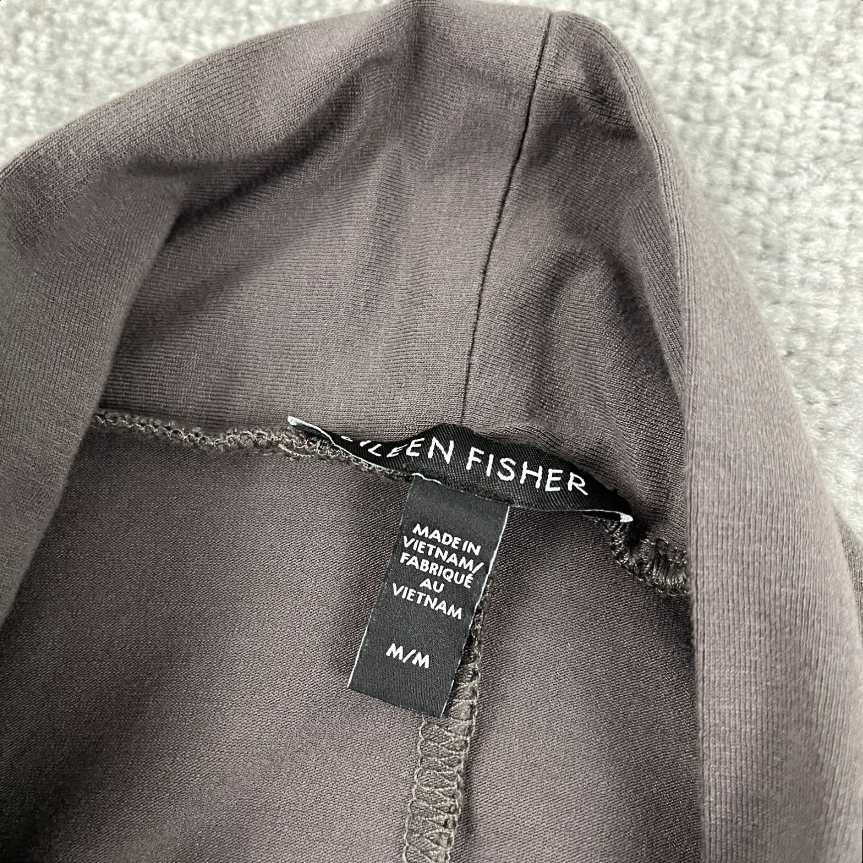 Eileen Fisher Eileen Fisher Cardigan Open Front Womens Medium Brown Pockets Stretch Drape Dust Size M / US 6-8 / IT 42-44 - 2 Thumbnail