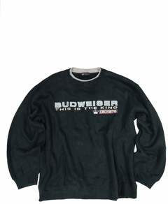 Budweiser crew neck sweatshirt sales