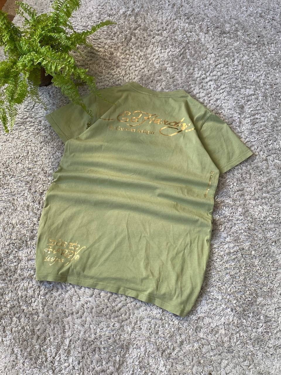 Christian Audigier × Ed Hardy Ed Hardy T-Shirt Christian Audigier Streetwear Y2k Big Logo Size US M / EU 48-50 / 2 - 5 Thumbnail