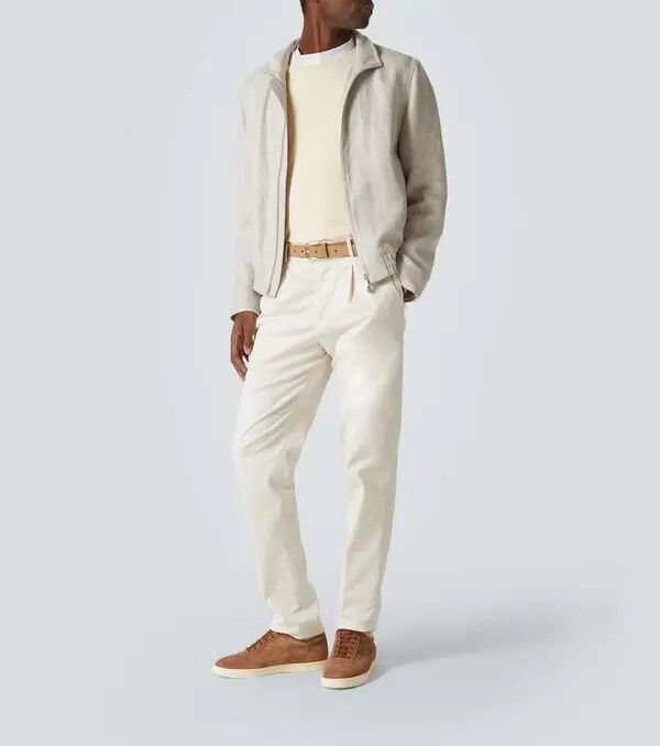 Brunello Cucinelli o1y0526 Crewneck Sweater in Pastel Yellow Size US M / EU 48-50 / 2 - 5 Thumbnail