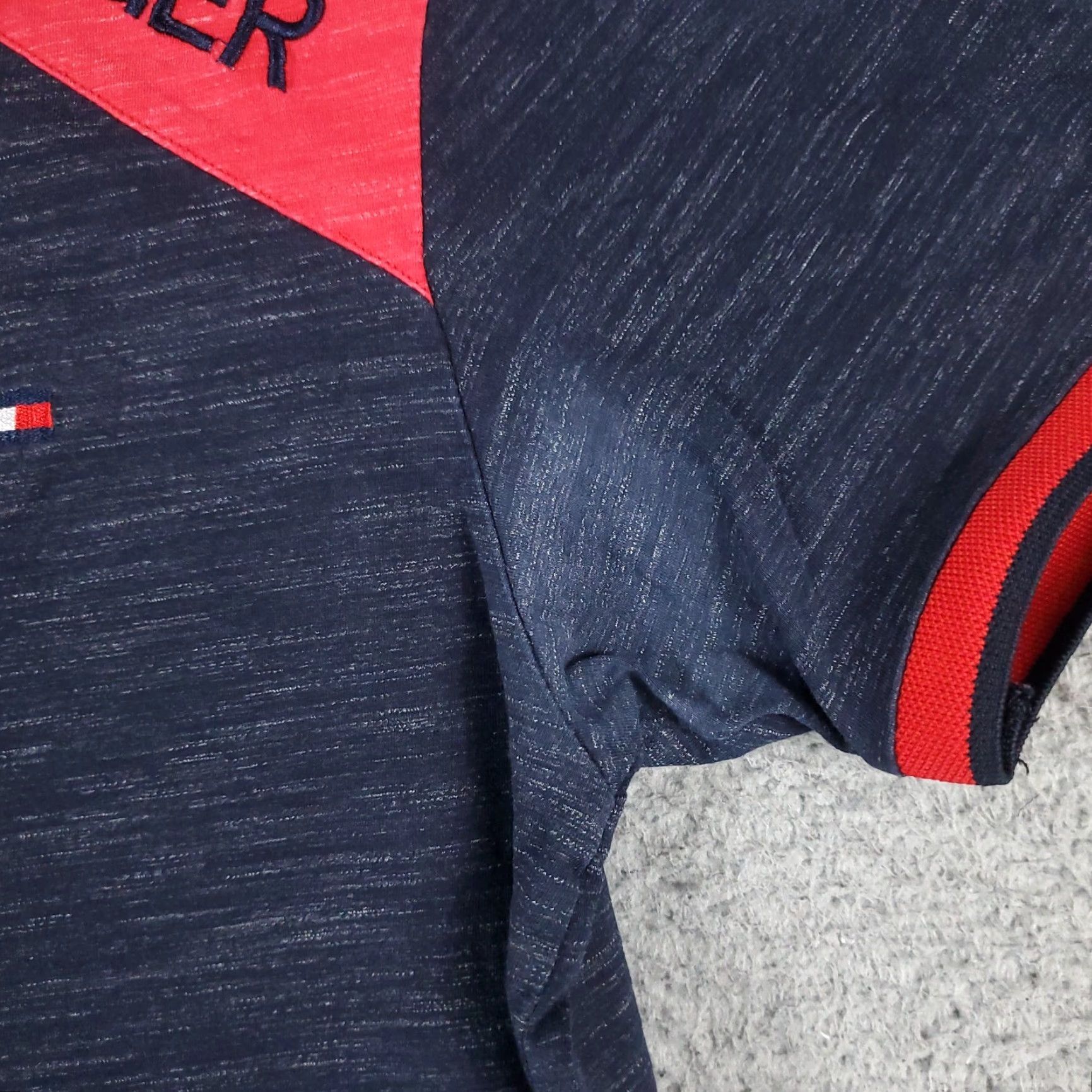 Tommy Hilfiger Tommy Hilfiger Polo Shirt Mens Medium Blue Casual Short Sleeve Regular Fit Size US M / EU 48-50 / 2 - 5 Thumbnail
