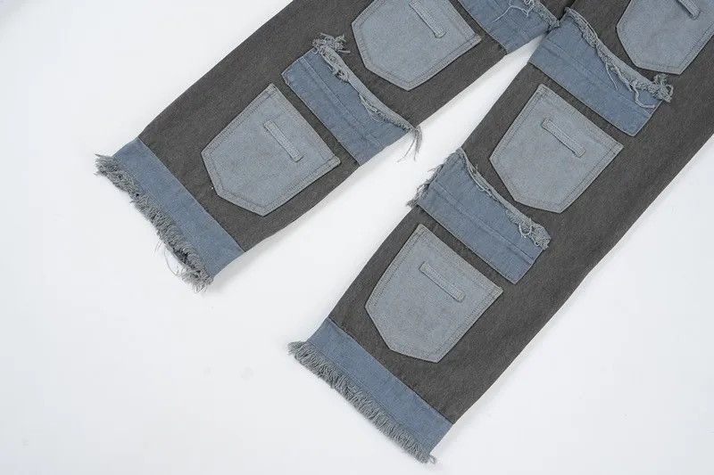 Japanese Brand × Vintage Streetwear Baggy Multi Pockets Jeans Trousers y2k Size US 32 / EU 48 - 11 Thumbnail
