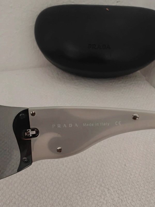 Prada PRADA Sunglasses Flame 2004 Star Mask Fire Chrome Silver Size ONE SIZE - 6 Thumbnail