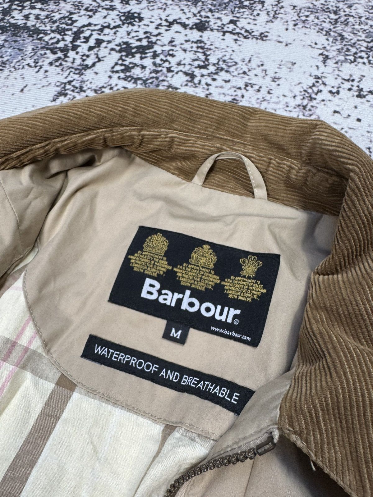 Barbour BARBOUR Beaufort Jacket Coat M beige wax waterproof Size US M / EU 48-50 / 2 - 5 Thumbnail