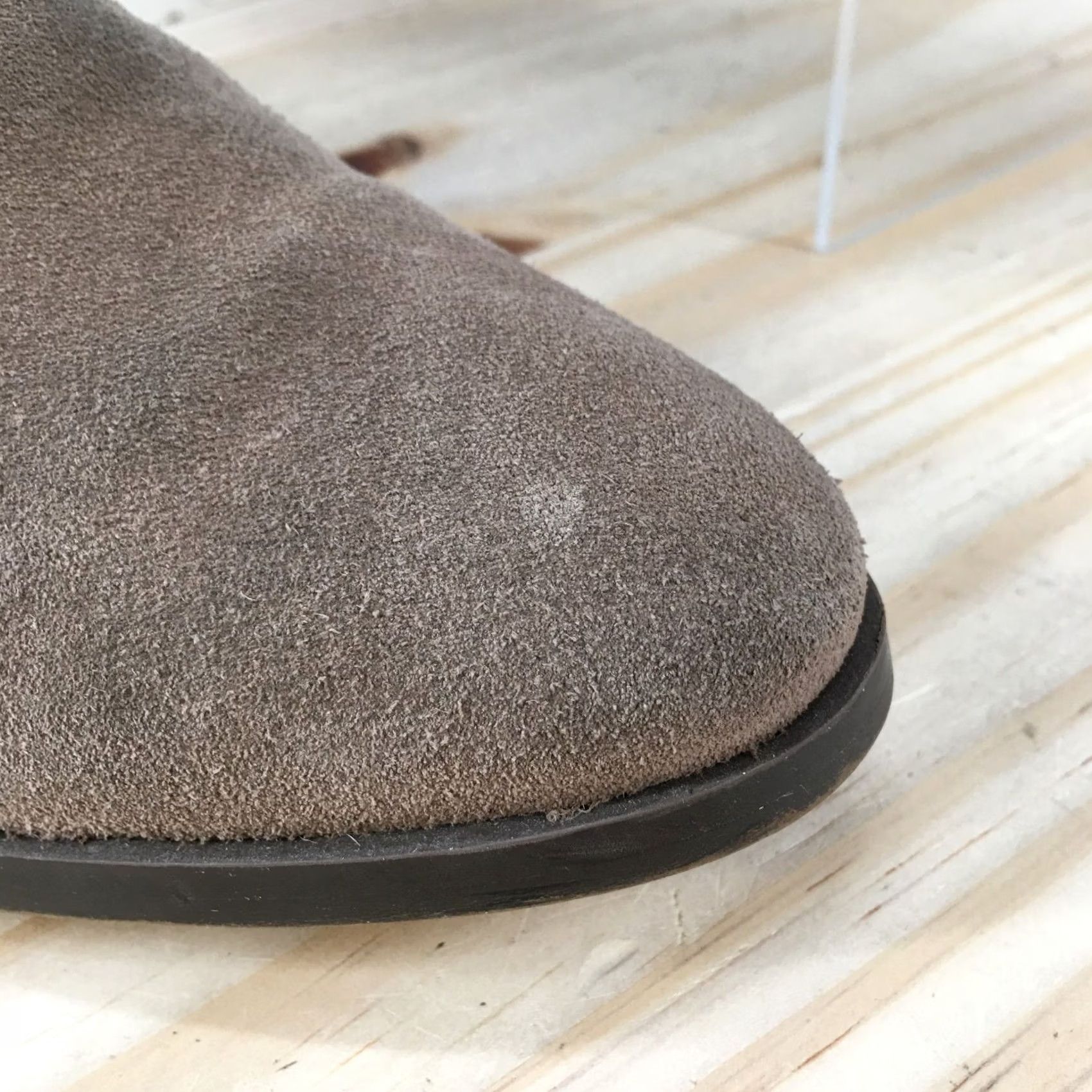 Coach Coach Carter Brown Suede Ankle Bootie Womens 7.5B Bootie Casual Heel 1 In. Black? (Original color: Brown) Size US 8 / IT 38 - 7 Thumbnail