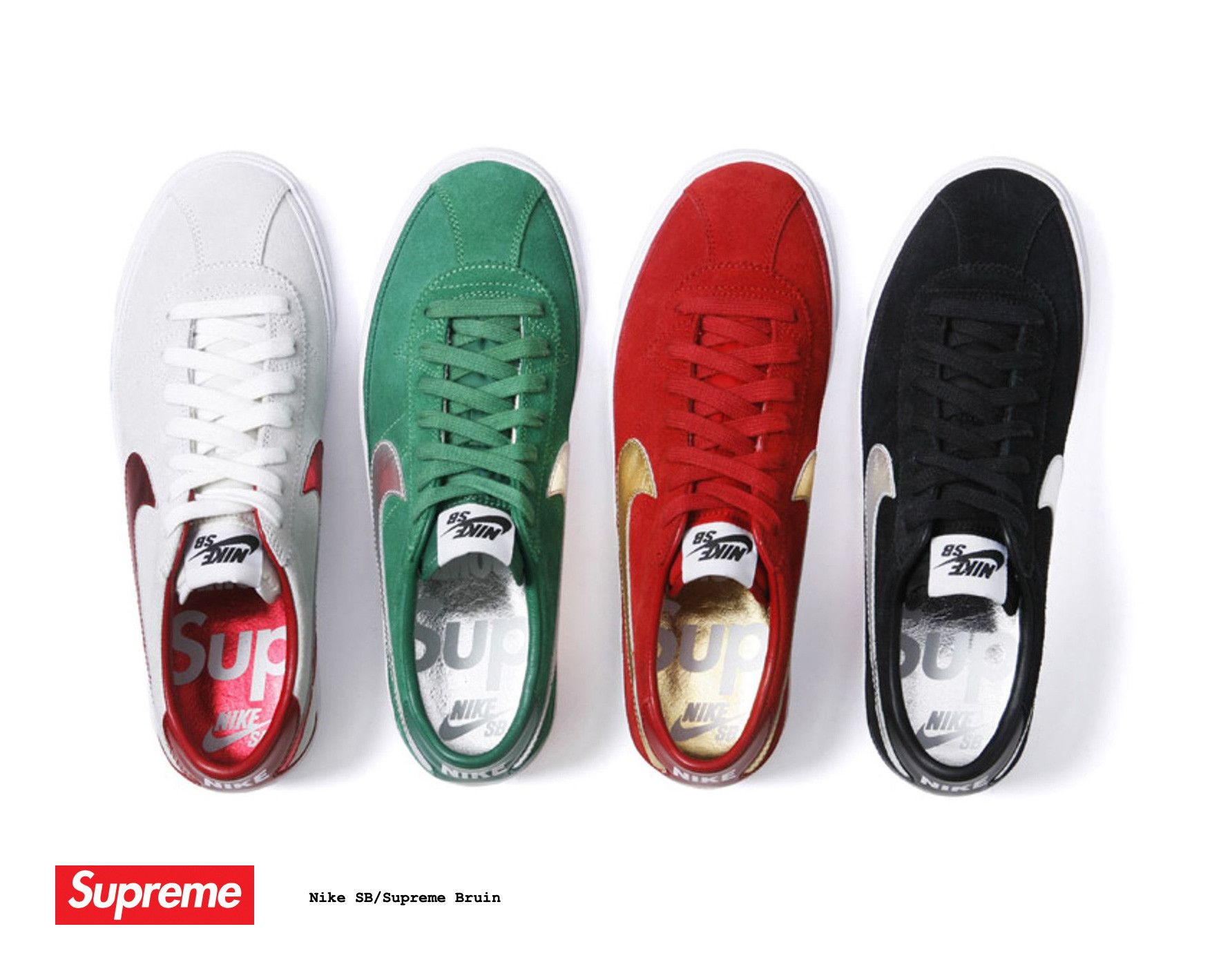 Nike SB Supreme x Nike SB Zoom Bruin Size 9 Size US 9 / EU 42 - 24 Thumbnail