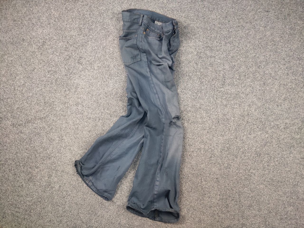 If Six Was Nine Vintage Y2K Japanese GOA LGB If Six Was Nine Flared Jeans Size 29" - 3 Thumbnail