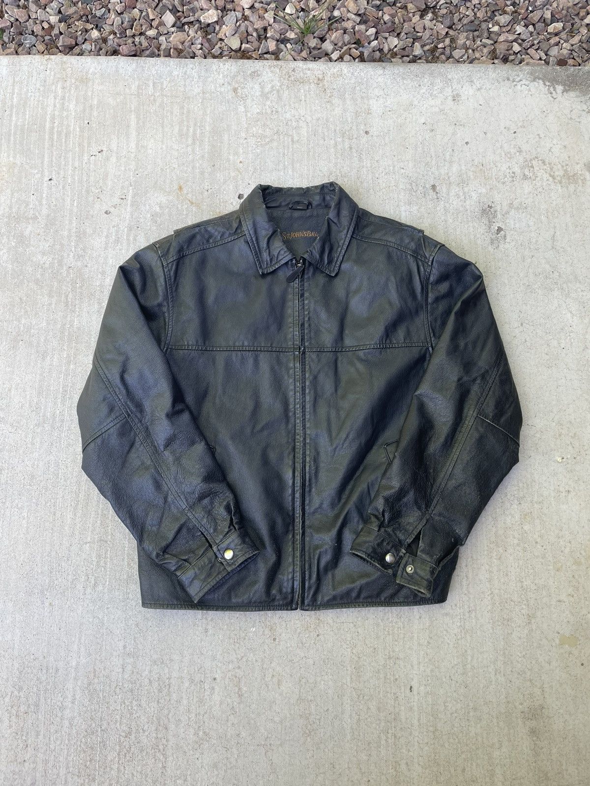 Men's St. Johns Bay Leather Jackets | Grailed