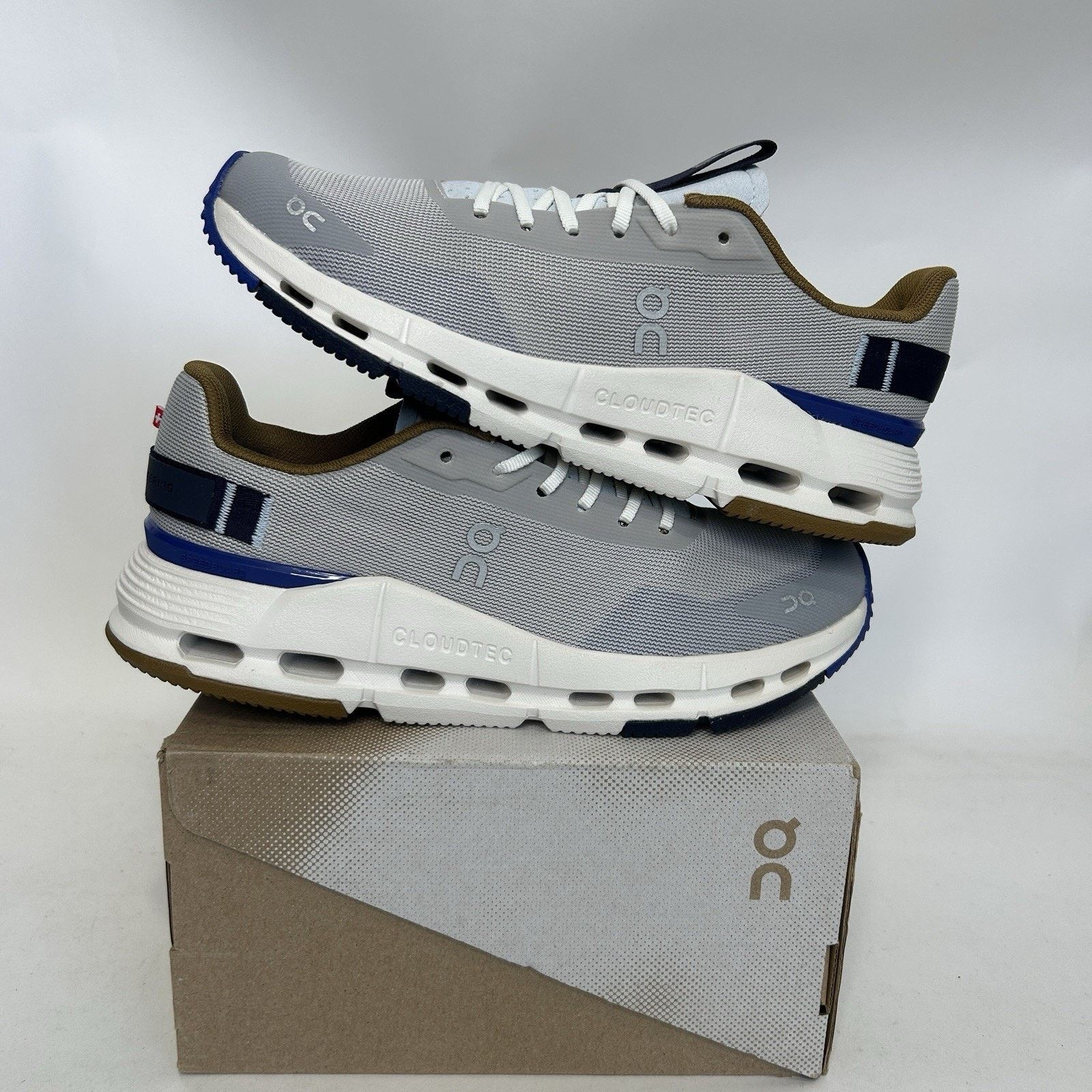 On On Cloudnova Form 2 WMNS “Silver White Blue” Size US 6 / IT 36 - 1 Thumbnail