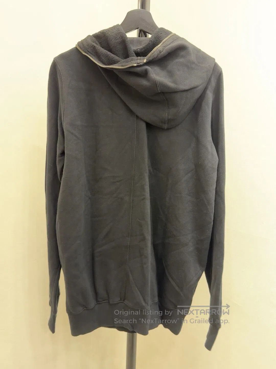 Rick Owens Drkshdw RICK OWENS DRKSHDW Black Zip Hoodie. Size US M / EU 48-50 / 2 - 2 Thumbnail