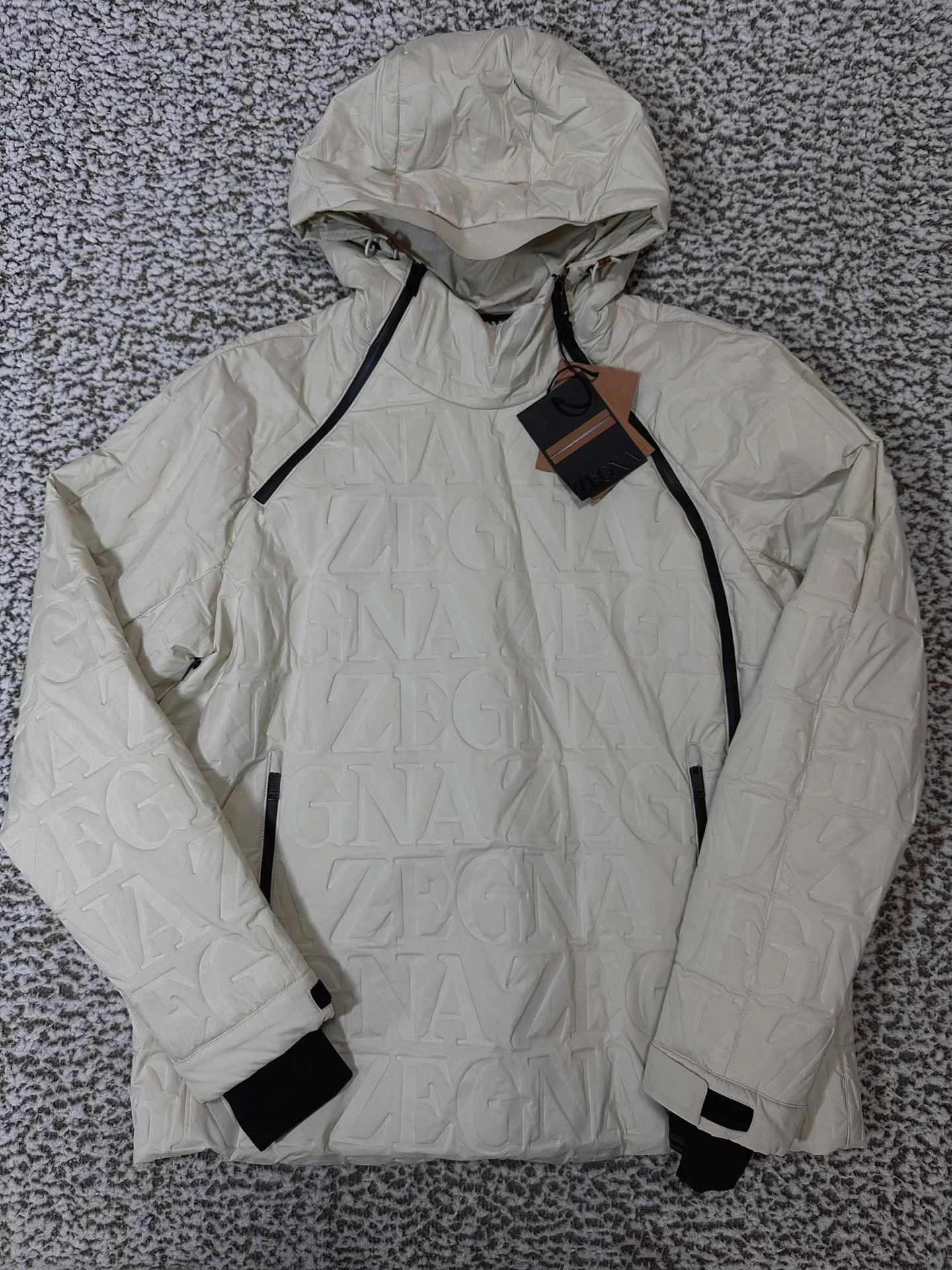 Ermenegildo Zegna Zegna Big Logo Outdoor Ski Jacket Padded L Size US L / EU 52-54 / 3 - 2 Thumbnail