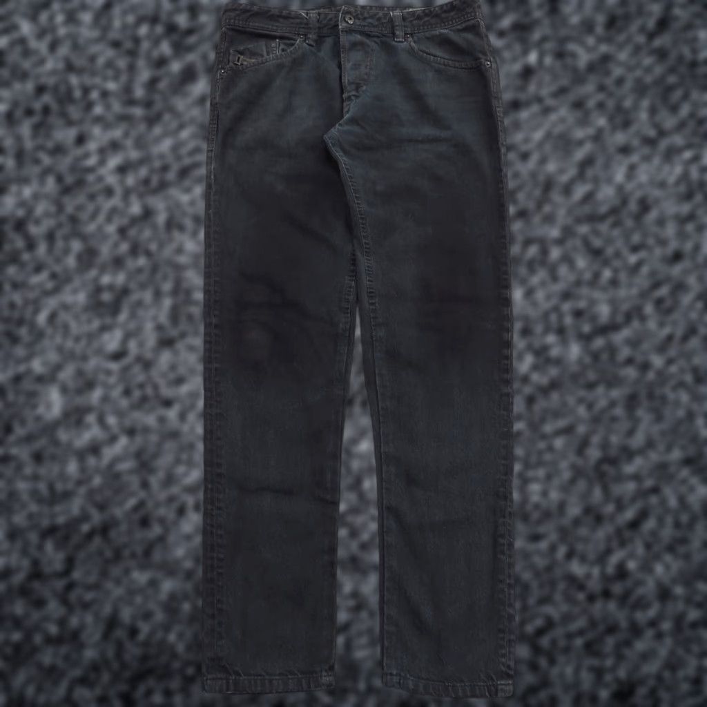 Diesel Diesel Jeans Mens 31 Darron Regular Slim Tapered Indigo Distressed 0816V 32x30 Denim Blue 5-Pocket Mens Jeans Distressed Modern USA Size US 31 - 1 Thumbnail