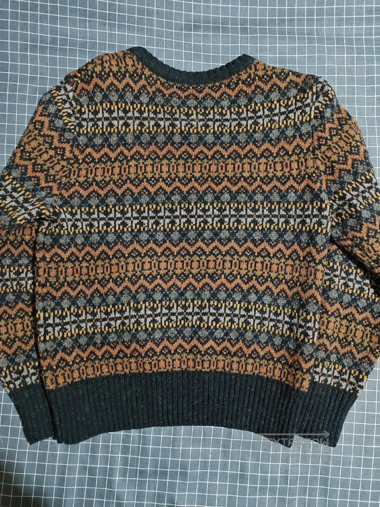 Vintage Fair Isle Wool Long. Size US S / EU 44-46 / 1 - 4 Thumbnail