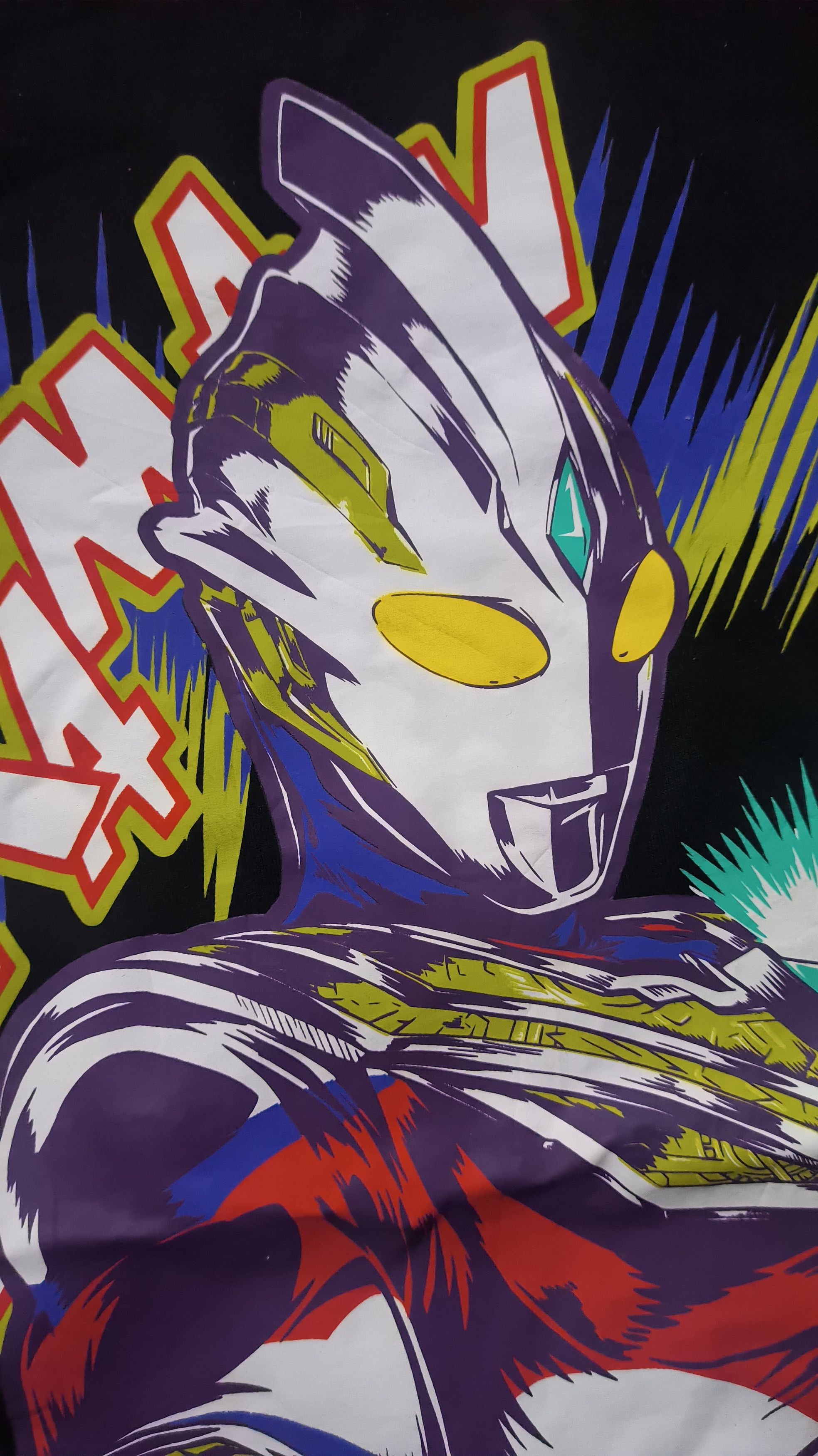 Anime × Cartoon Network × Japanese Brand VERY RARE Official Ultraman Trigger Big Print Size US XL / EU 56 / 4 - 3 Thumbnail