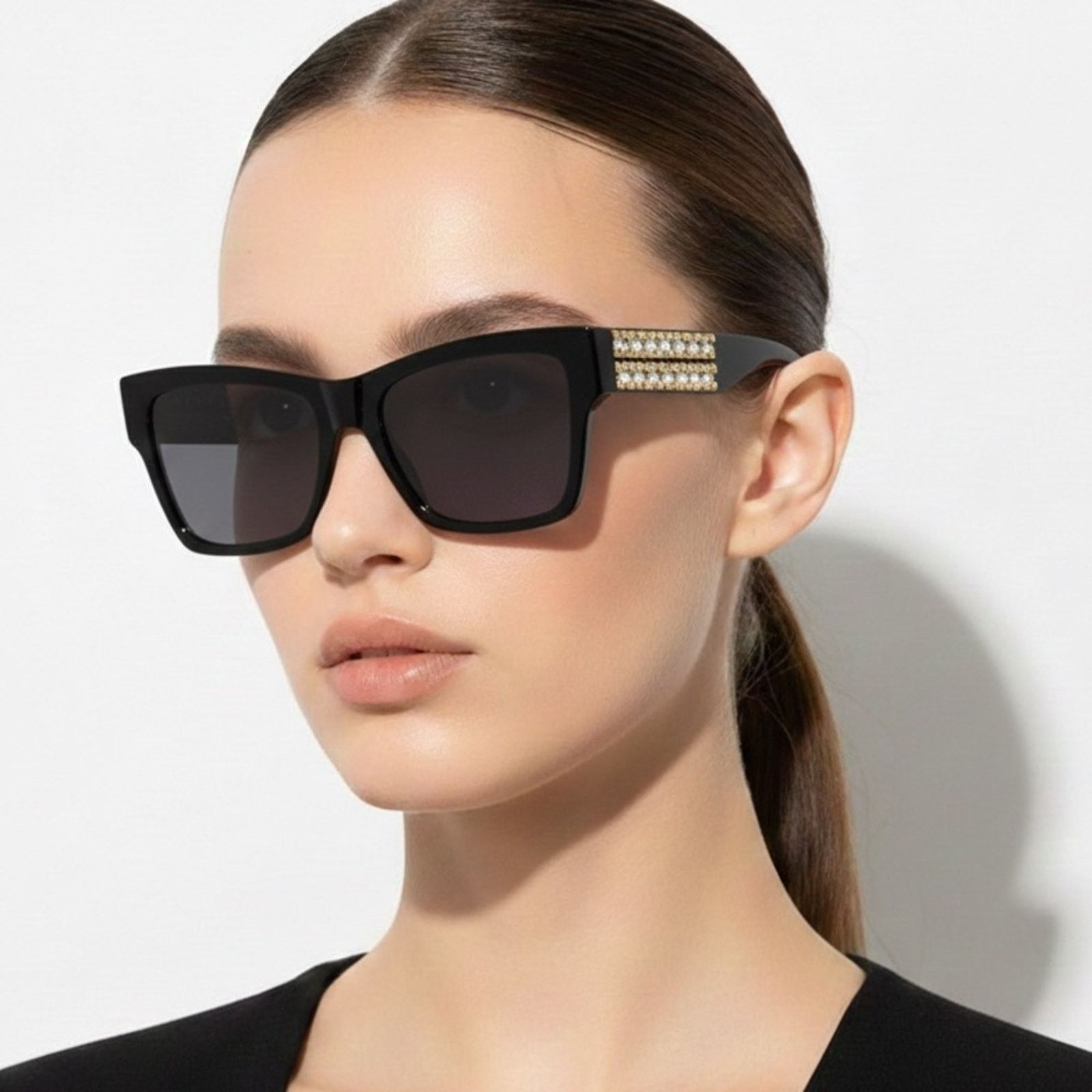 Givenchy New Givenchy Elegant Black Sunglasses GV40076I 01A Size ONE SIZE - 2 Thumbnail