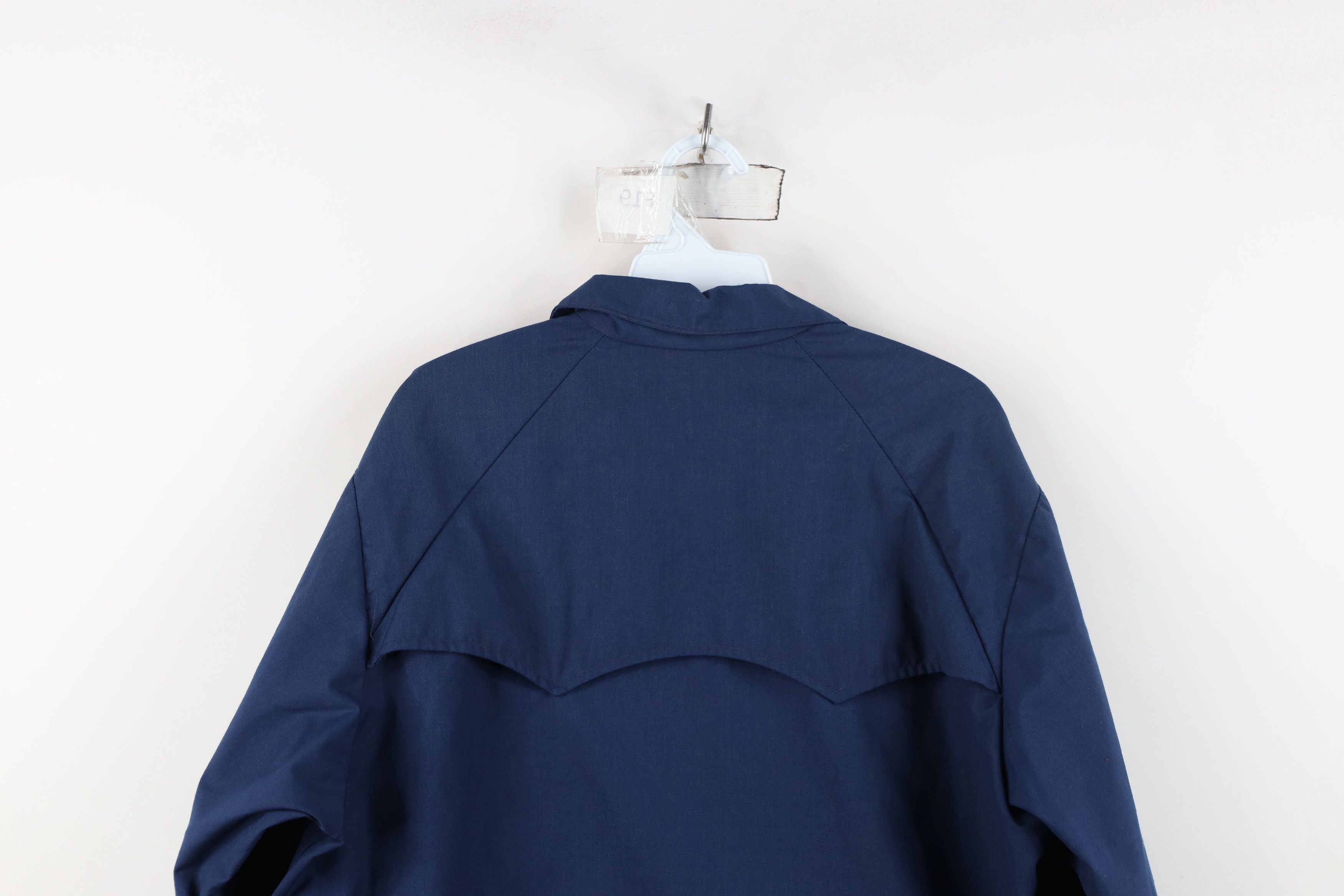 Vintage Vintage 60s Streetwear Racer Bomber Jacket Navy Blue USA Size US XXL / EU 58 / 5 - 13 Thumbnail