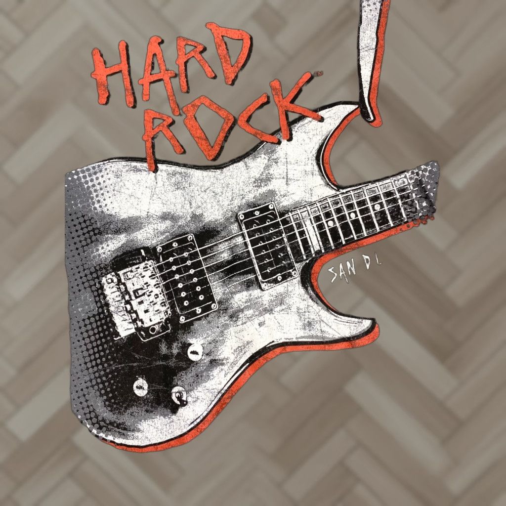 Vintage HARD ROCK HOTEL GRAPHIC T-SHIRT White SIZE L Unisex Adults Short Sleeve Cotton Graphic Print 1231 Distress Size US L / EU 52-54 / 3 - 1 Thumbnail