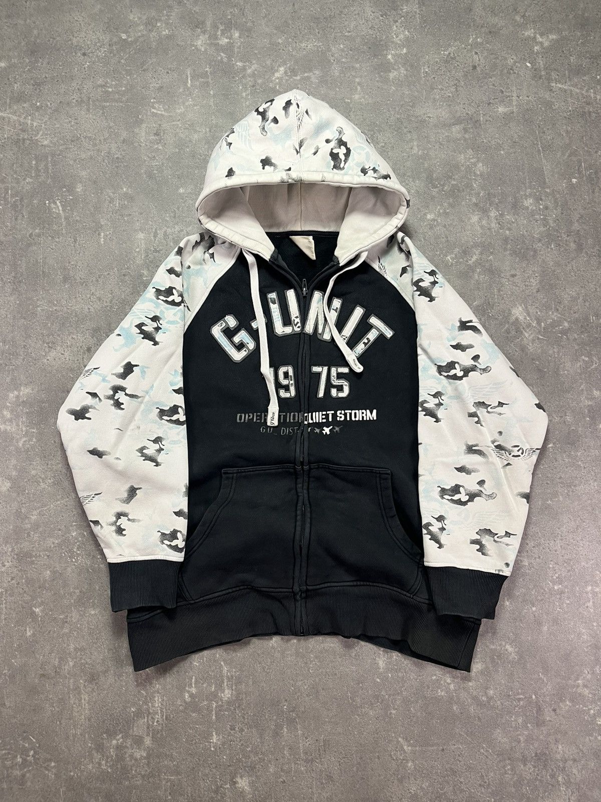 G-Unit G-Unit Big Logo Camo Printed Baggy Heavy Zip Hoodie L XL Size US L / EU 52-54 / 3 - 1 Thumbnail