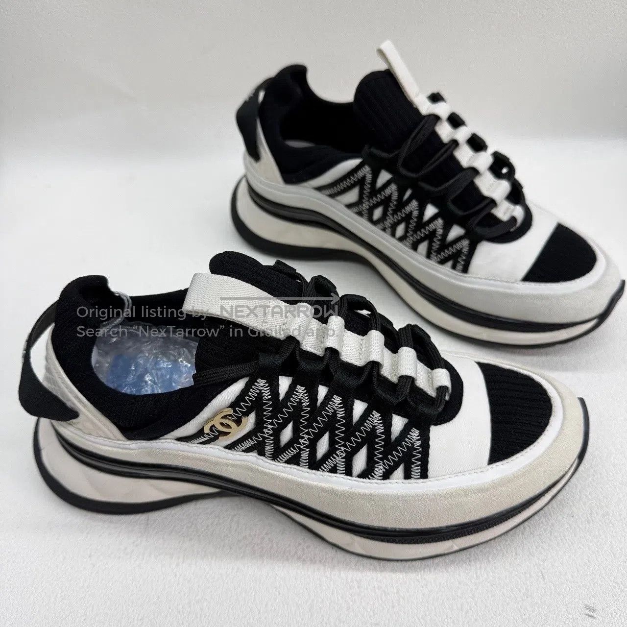 Chanel Chanel Low-top lifestyle casual shoes| Size US 7 / IT 37 - 3 Thumbnail
