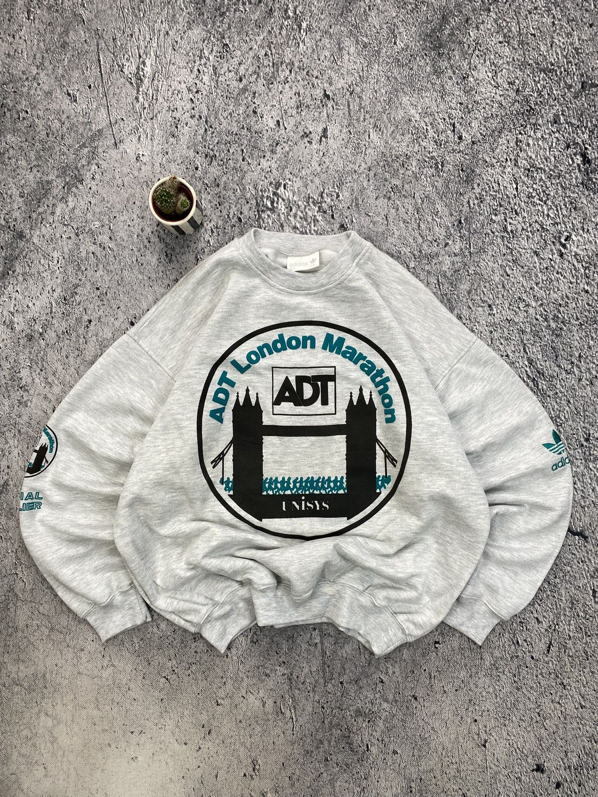 Adidas × Vintage Sweatshirt Adidas Vintage 90’ 80’ boxy usa Size US M / EU 48-50 / 2 - 1 Thumbnail
