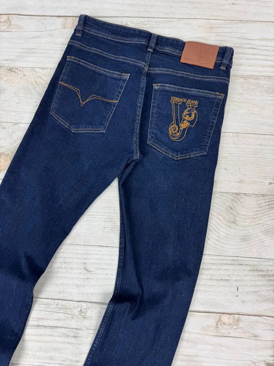Versace Vintage Versace Jeans Skinny Fit Denim Big Logo Size US 30 / EU 46 - 2 Thumbnail