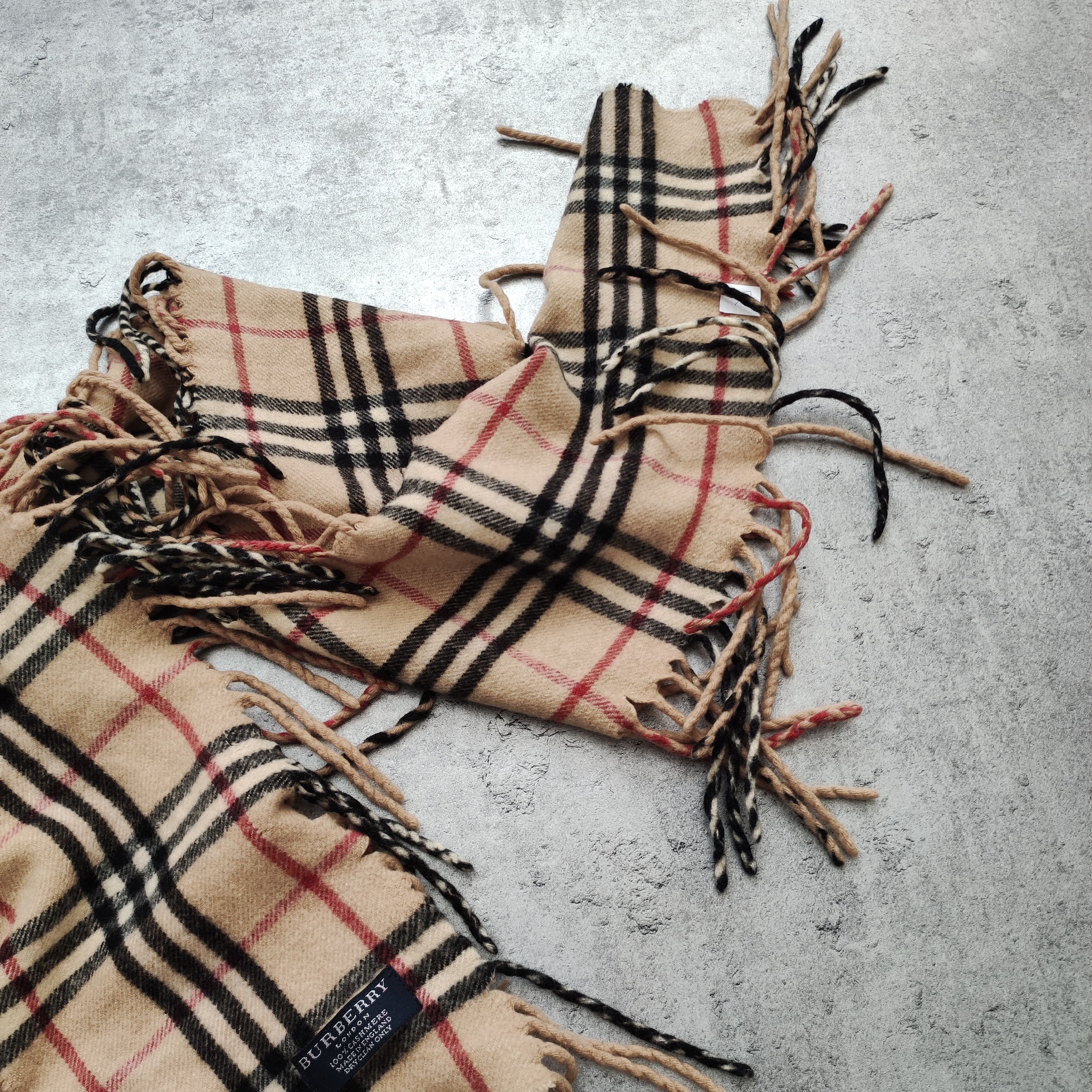 Burberry RARE Vintage 90s Burberrys London Checkered Nova Scarve Size ONE SIZE - 3 Thumbnail