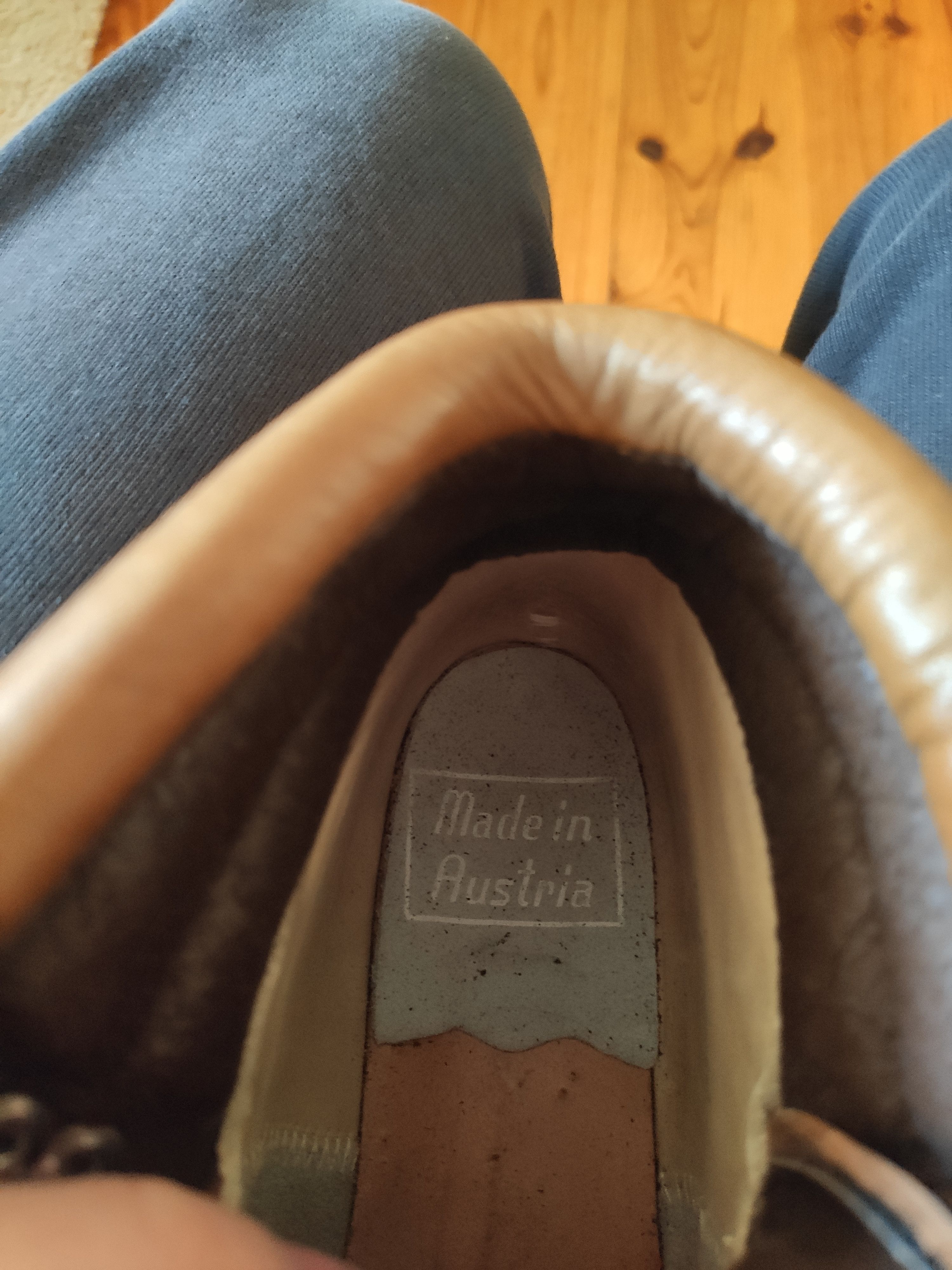 Handmade × Vibram × Vintage Vintage kastinger vibram real leather hiking boots mountain Size US 6 / EU 39 - 7 Thumbnail